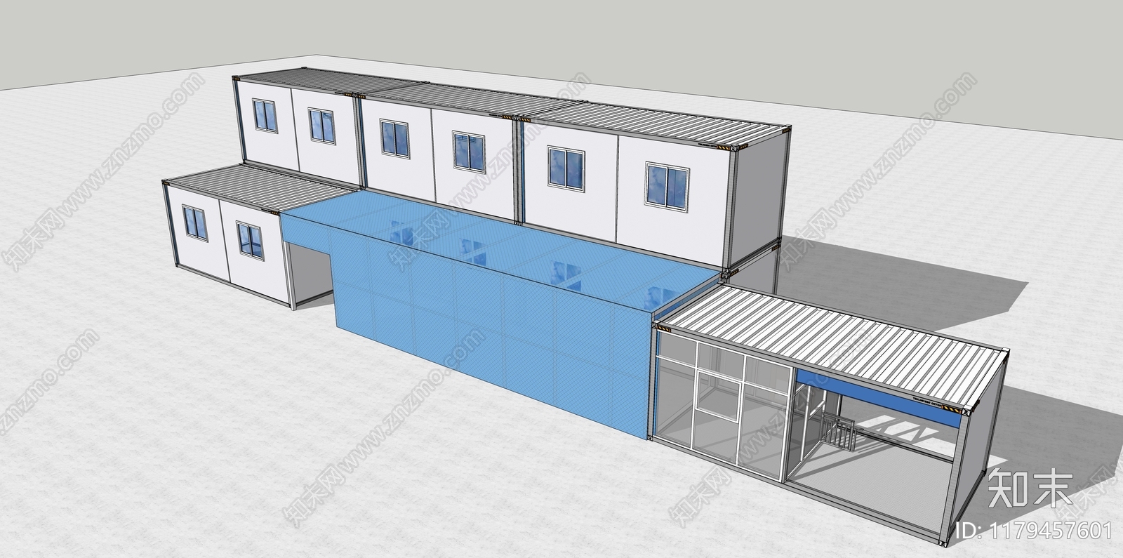 现代其他工业建筑SU模型下载【ID:1179457601】