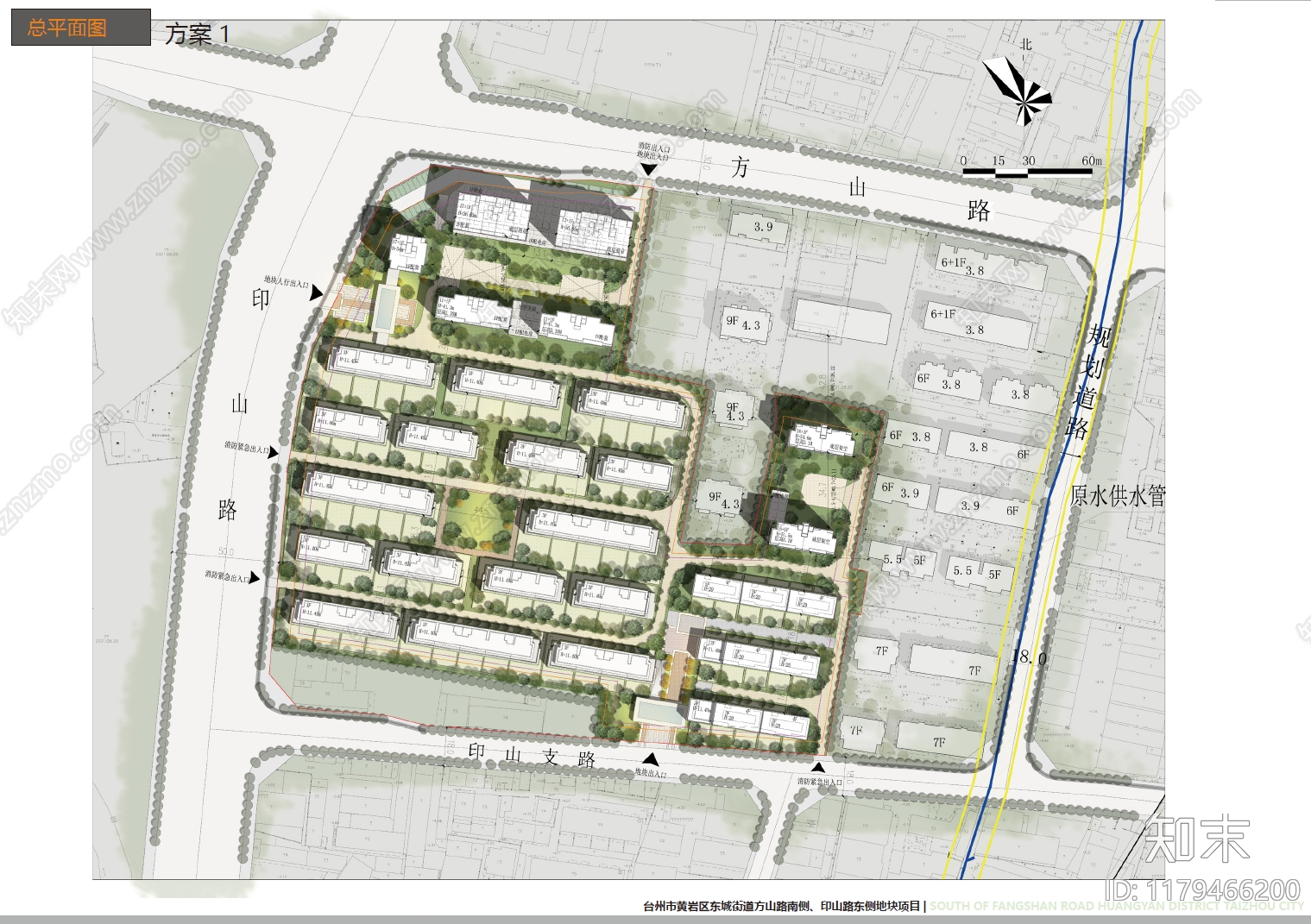 现代新中式小区建筑下载【ID:1179466200】