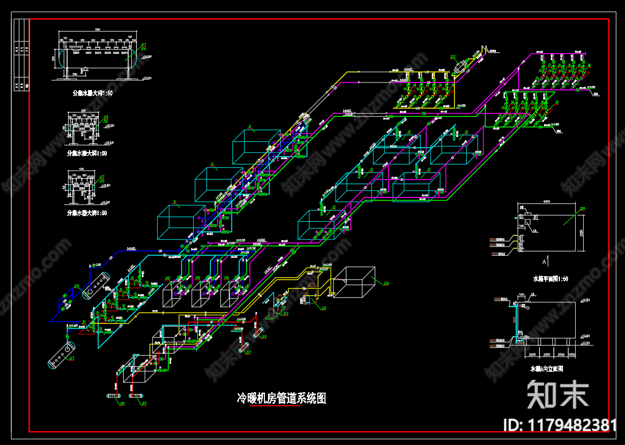 暖通节点cad施工图下载【ID:1179482381】