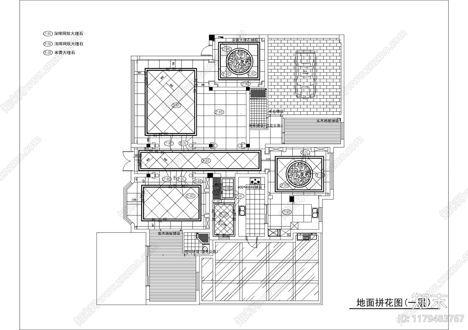 平层施工图下载【ID:1179483767】