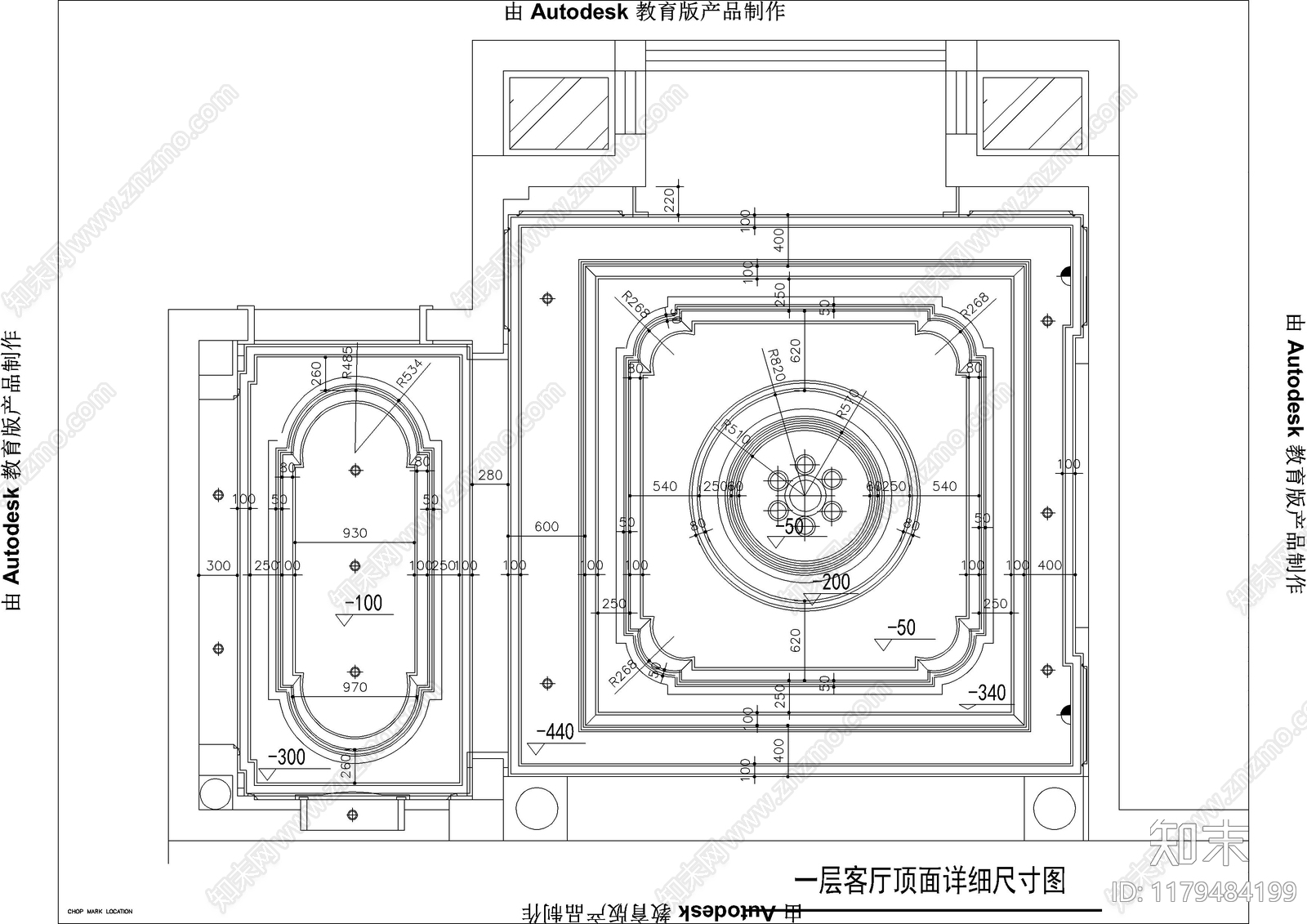 平层施工图下载【ID:1179484199】