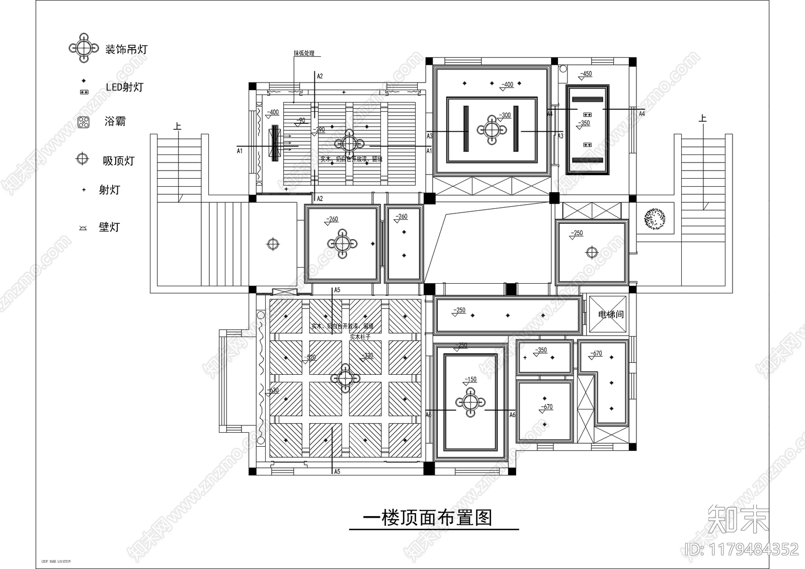 平层cad施工图下载【ID:1179484352】