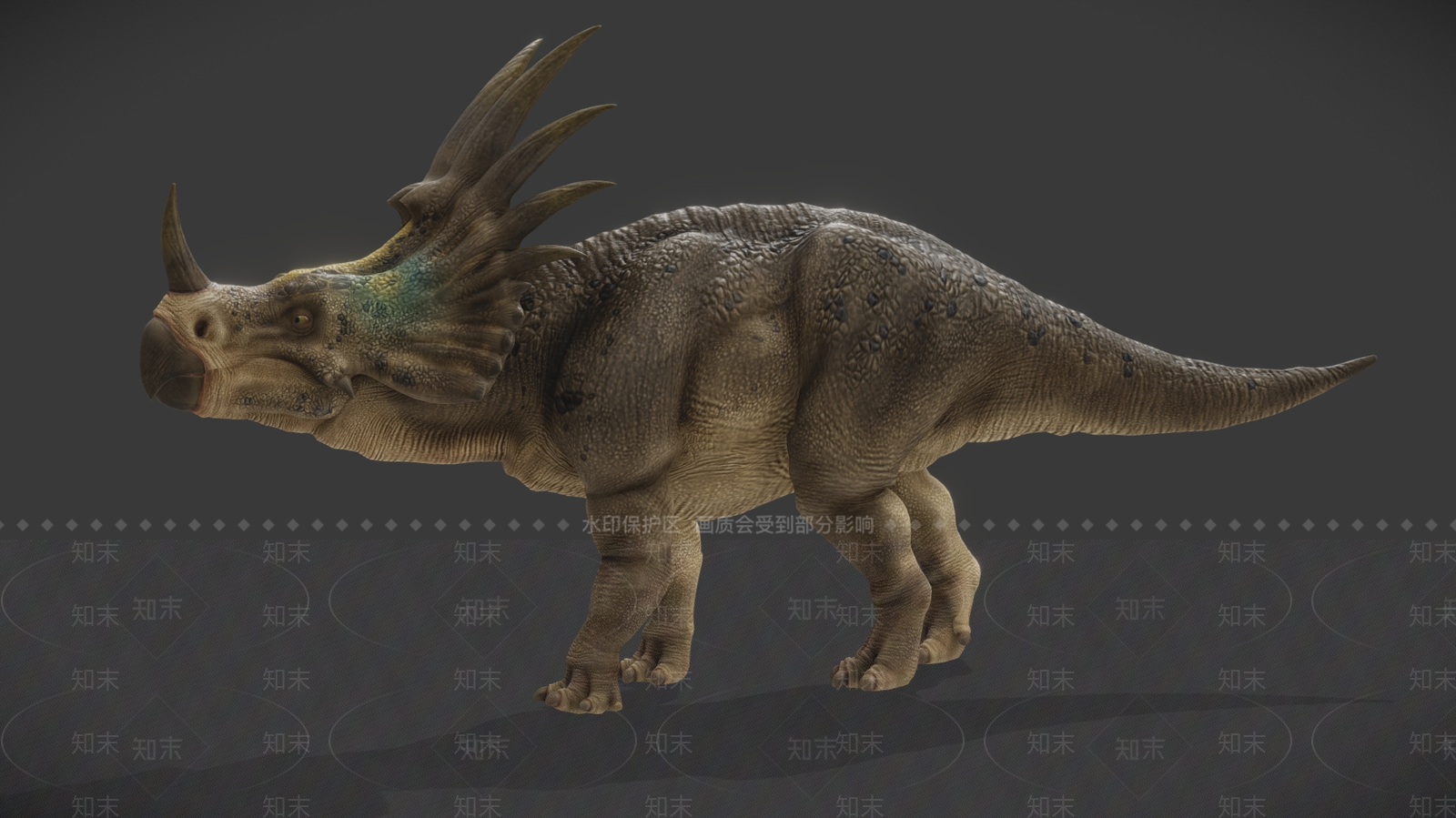 爬行类动物3D模型下载【ID:1179611574】