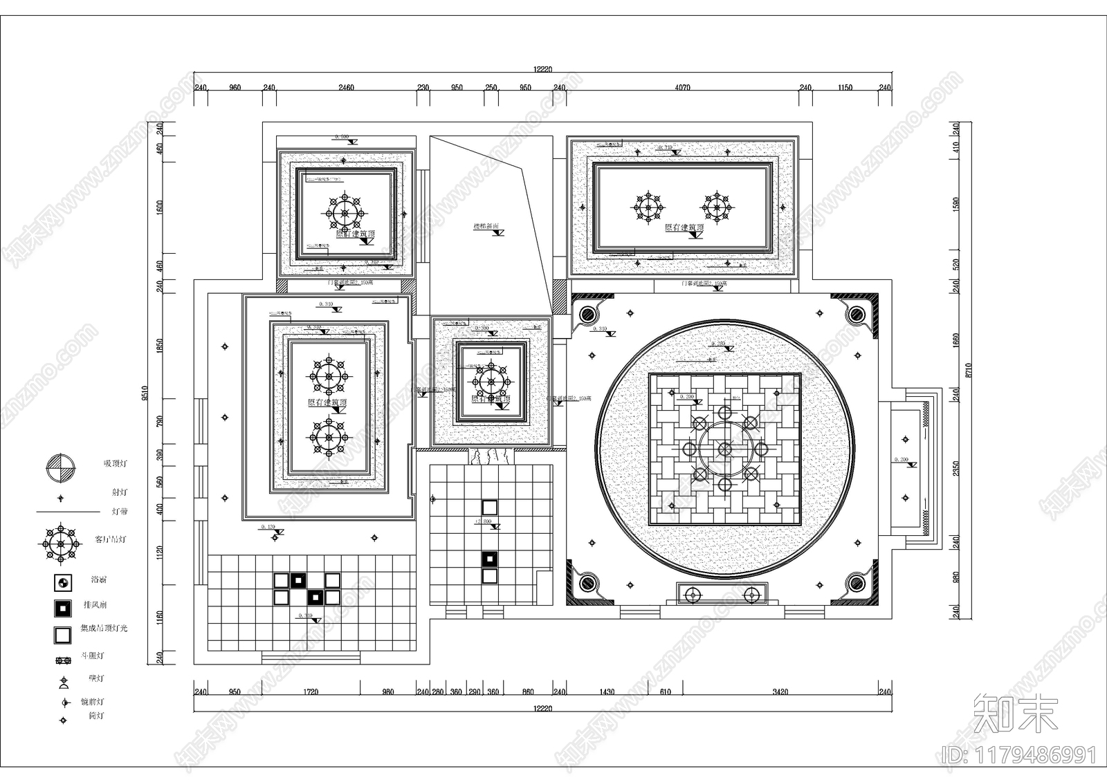 现代吊顶节点cad施工图下载【ID:1179486991】