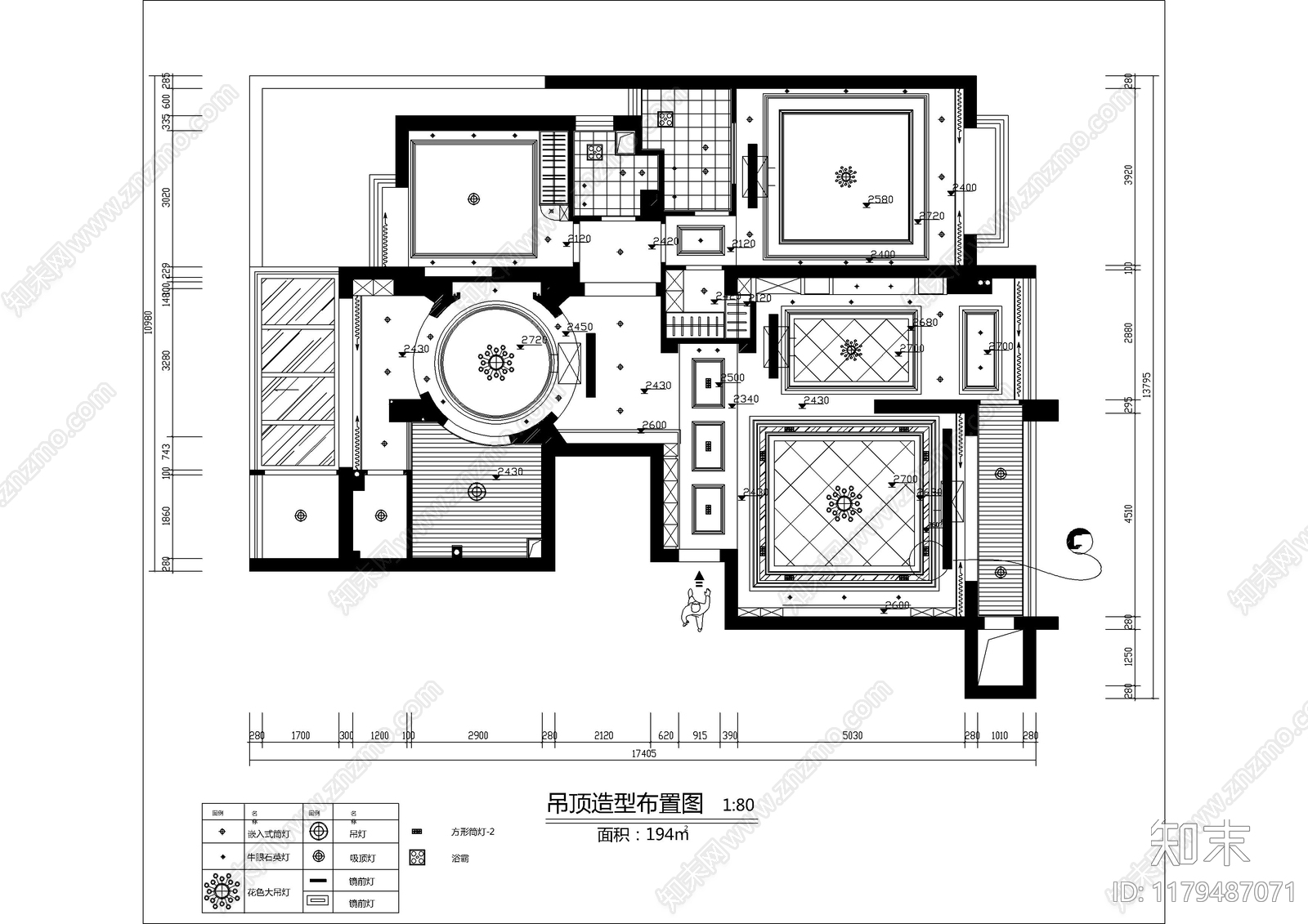 现代吊顶节点cad施工图下载【ID:1179487071】