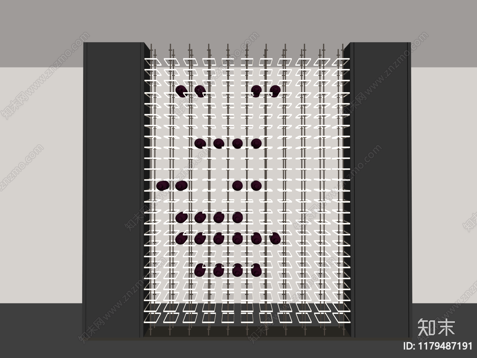 现代酒架SU模型下载【ID:1179487191】