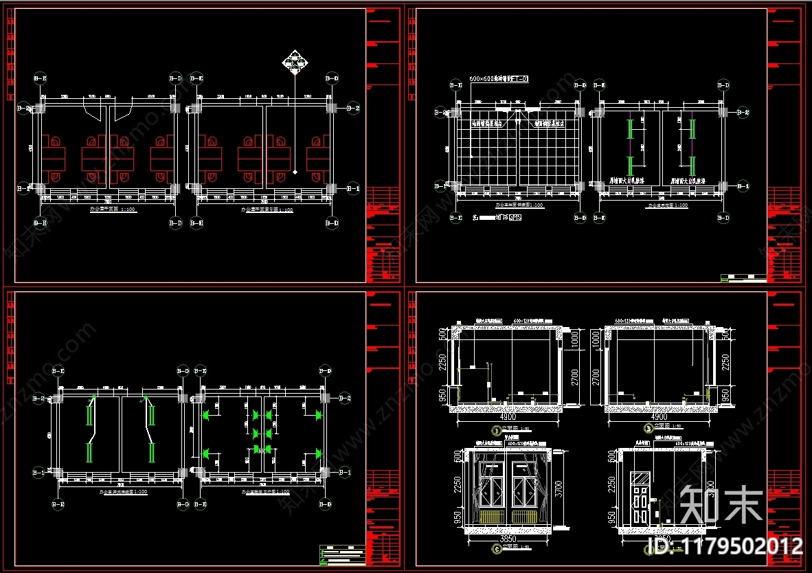 建筑平面图施工图下载【ID:1179502012】