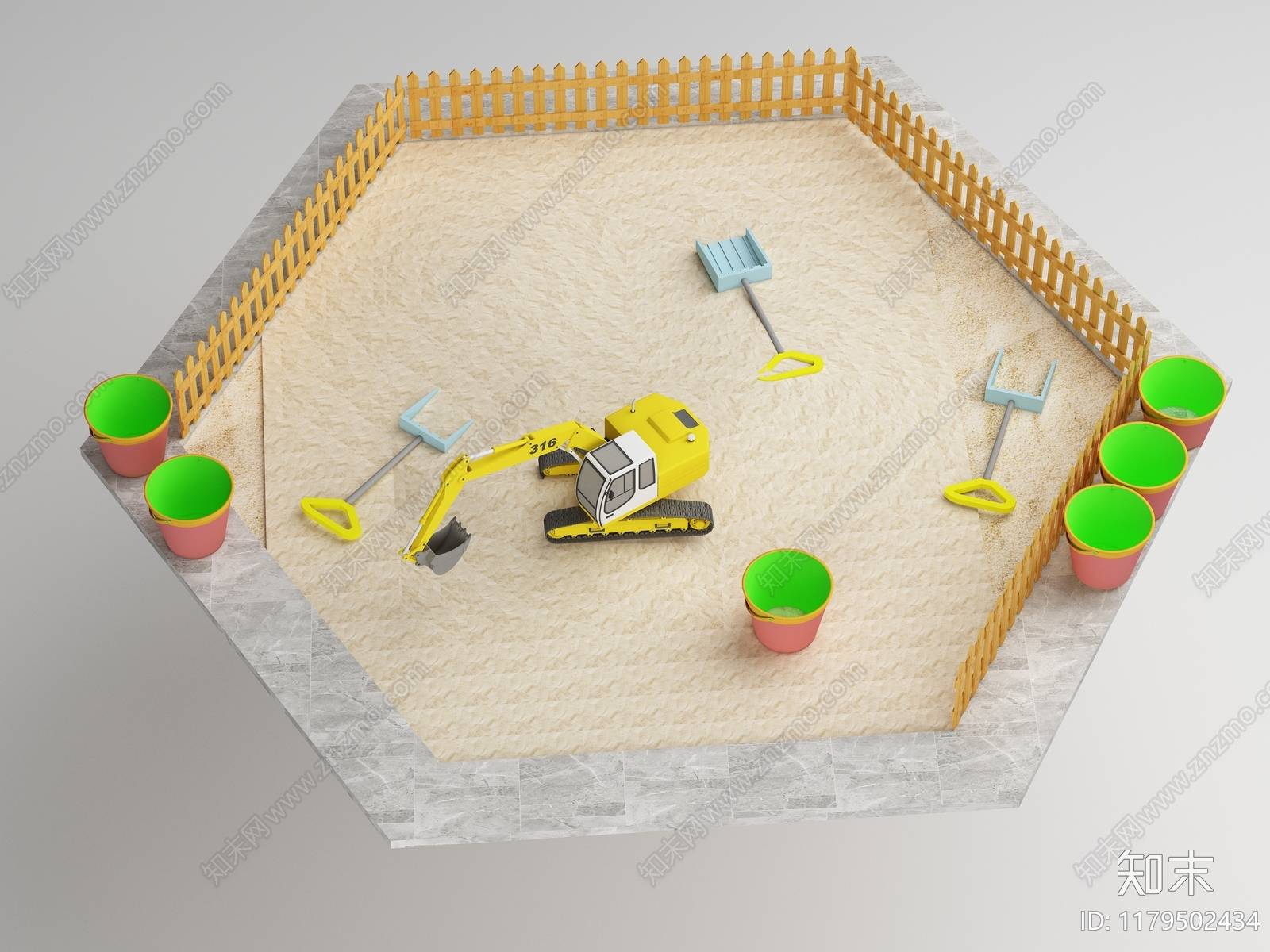 儿童器材3D模型下载【ID:1179502434】