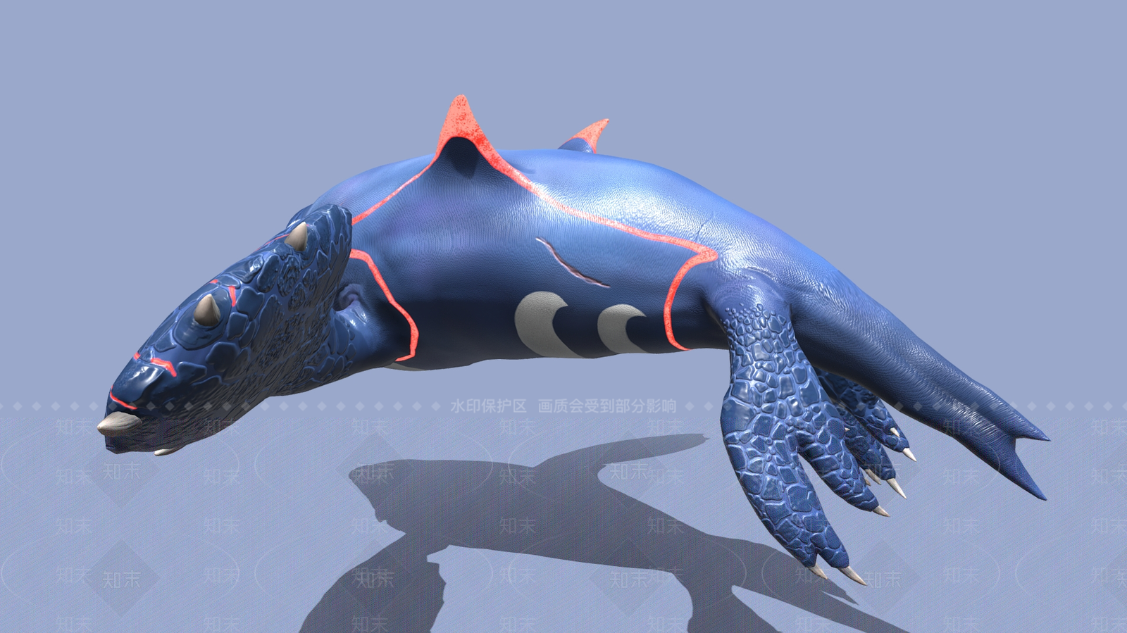水生类动物3D模型下载【ID:1179506415】