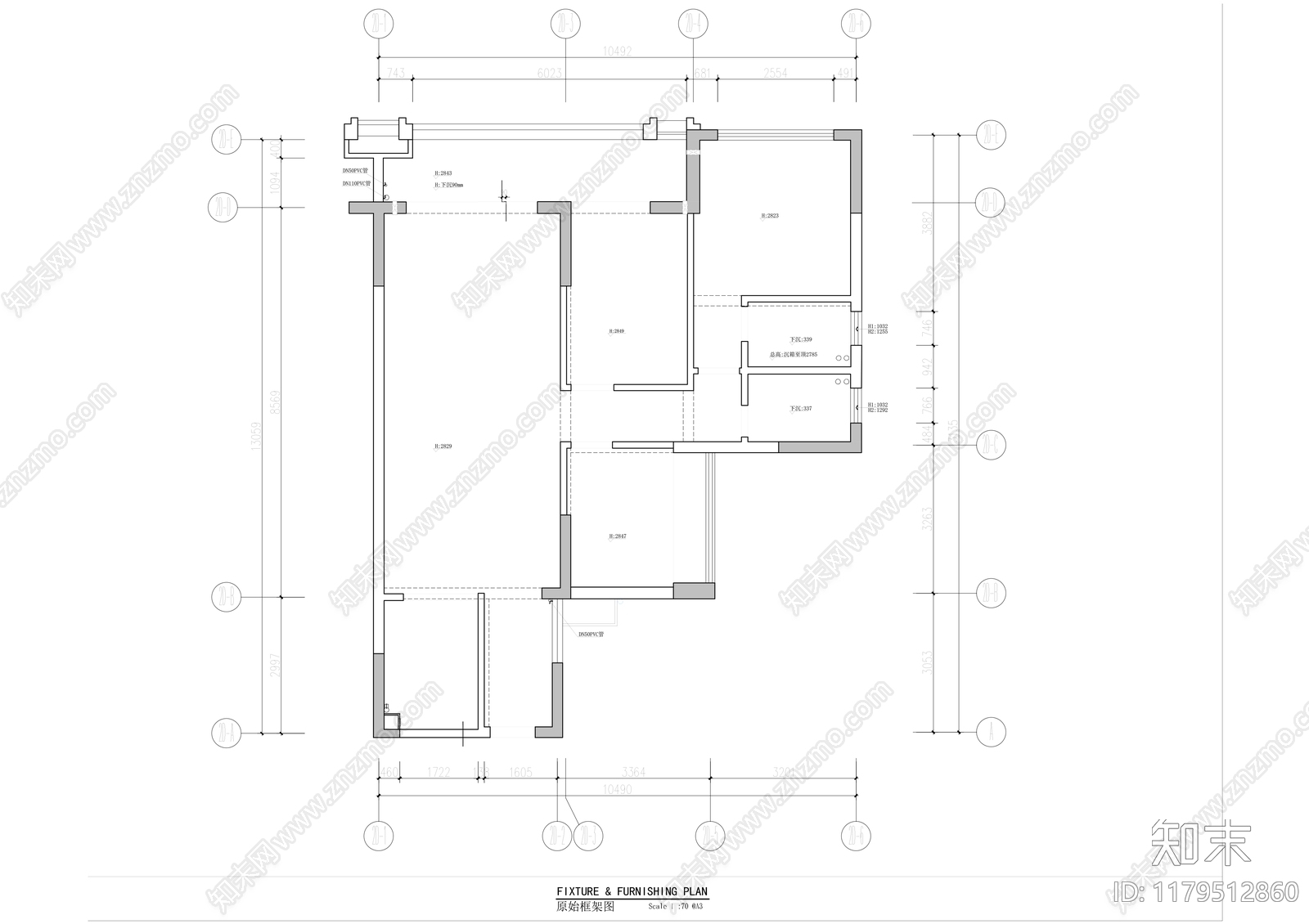 其他家装空间施工图下载【ID:1179512860】