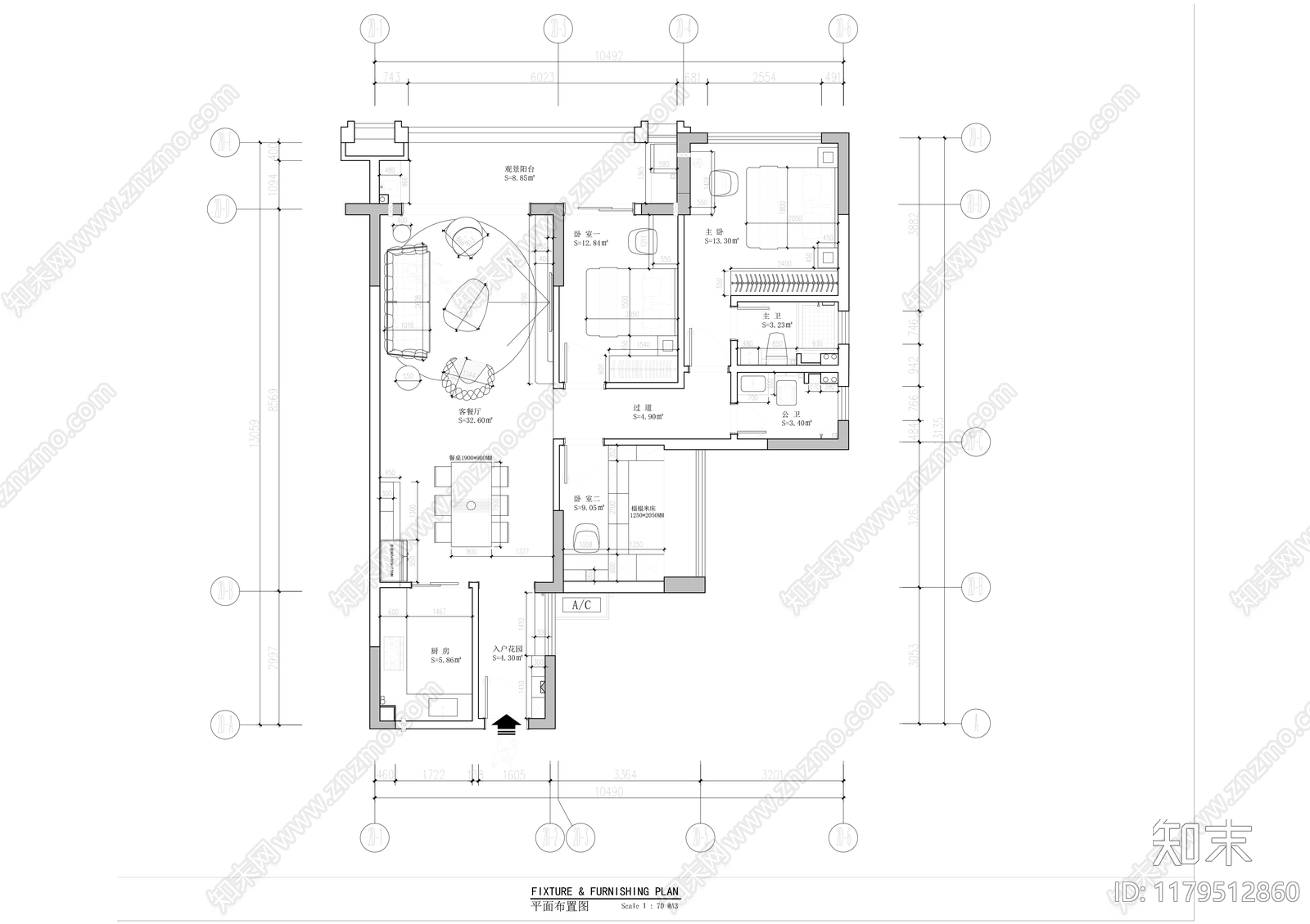 其他家装空间施工图下载【ID:1179512860】