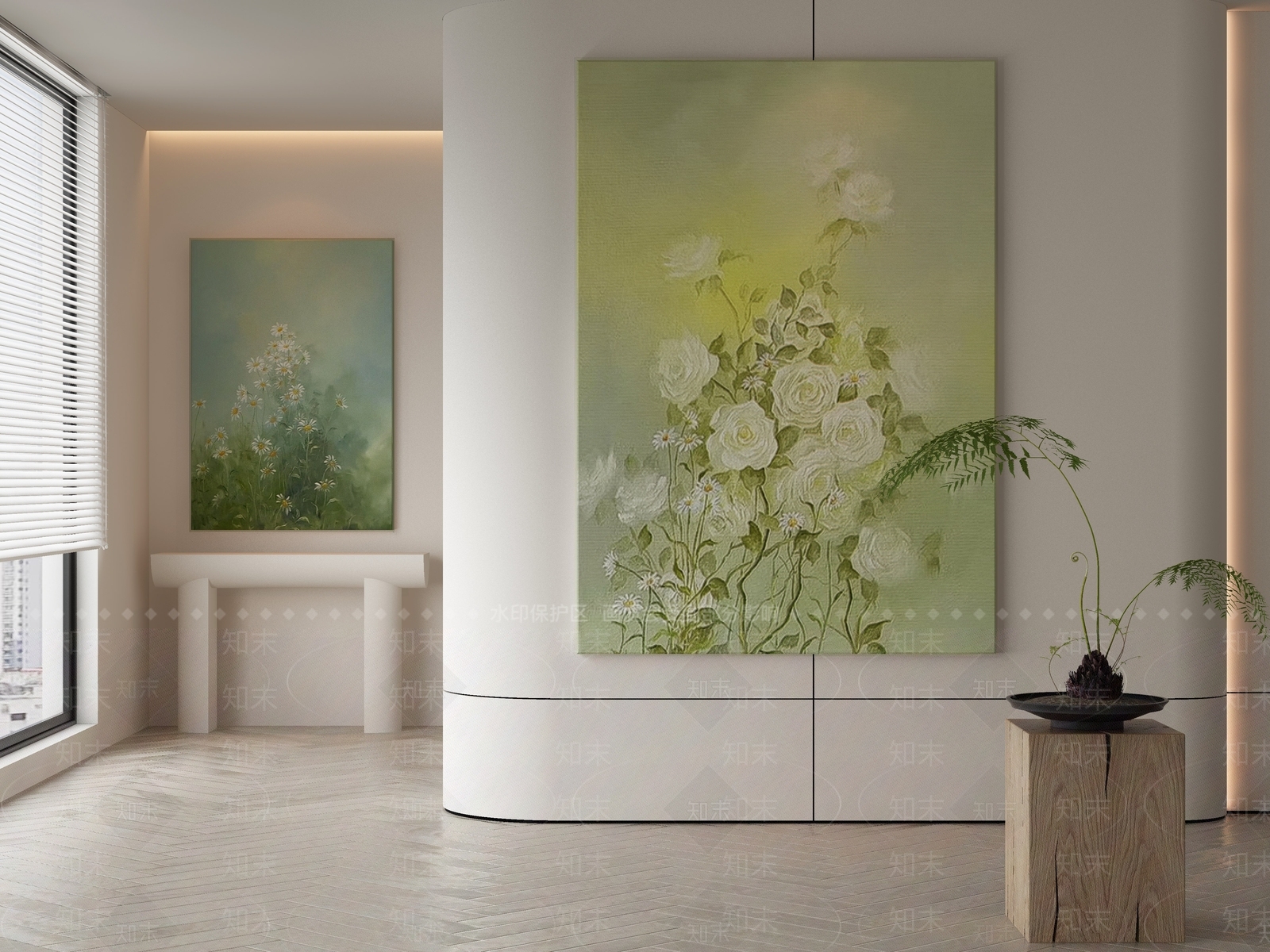 艺术绿植盆栽3D模型下载【ID:1227394511】