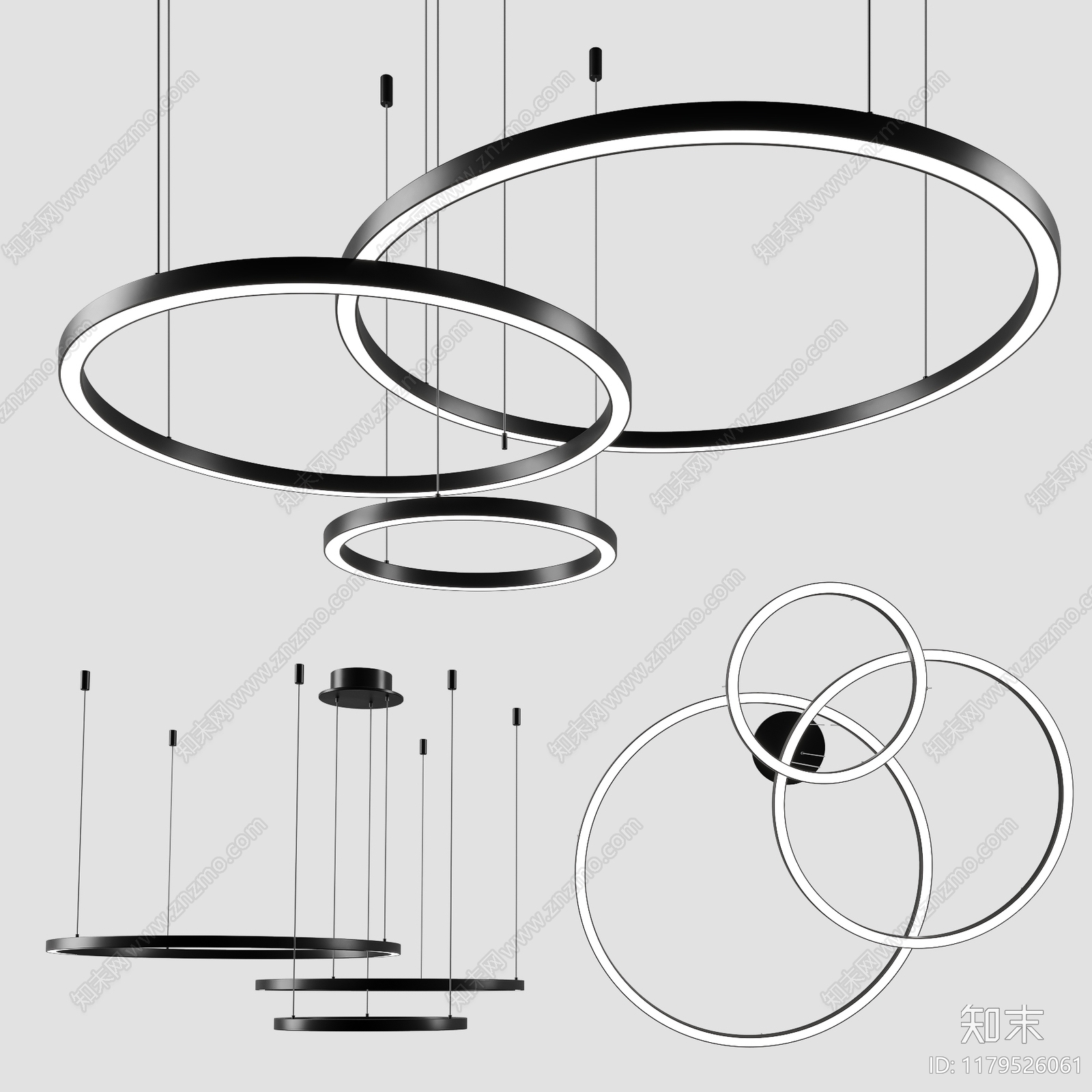 现代意式吊灯3D模型下载【ID:1179526061】