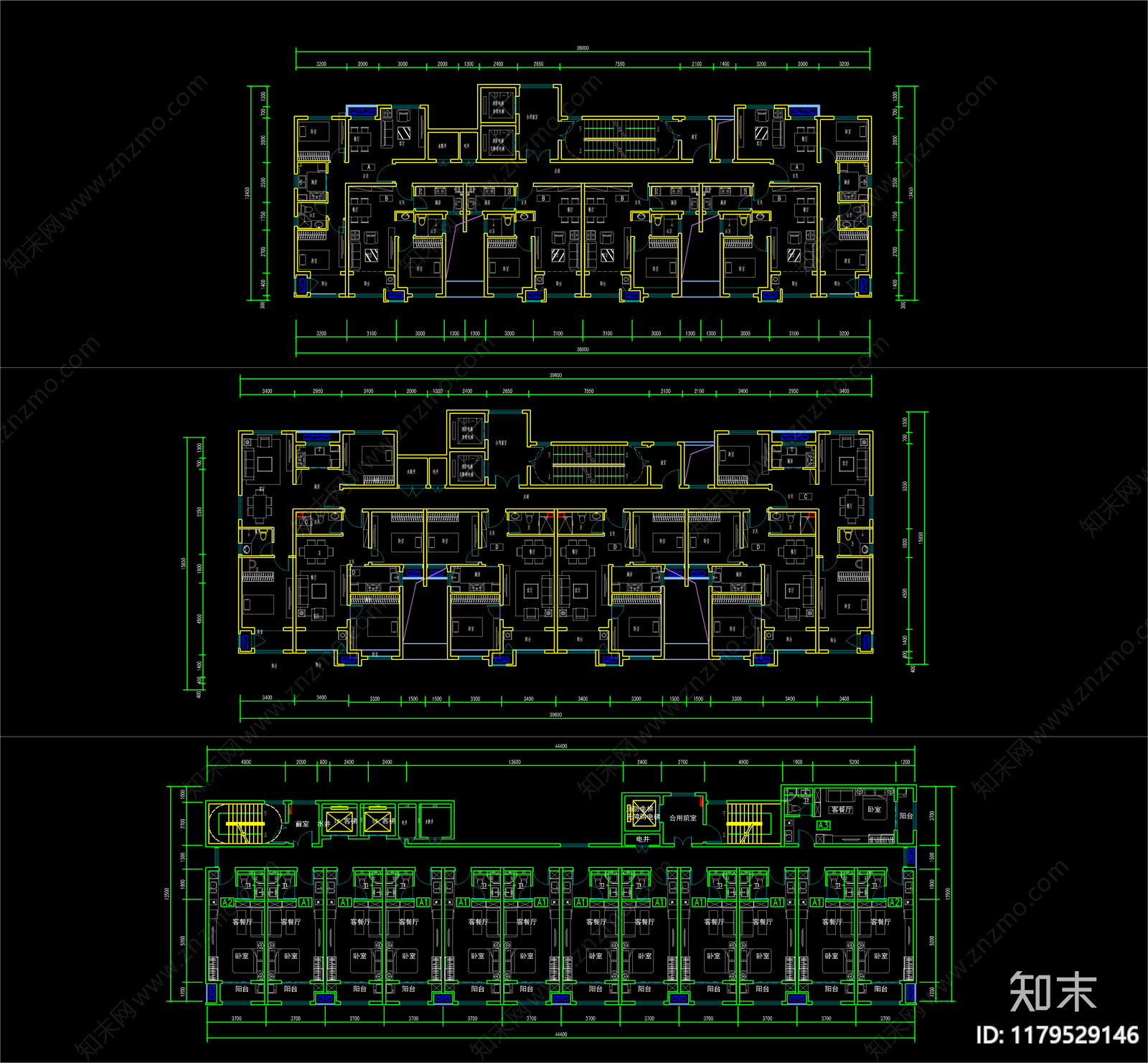 现代家装图库施工图下载【ID:1179529146】