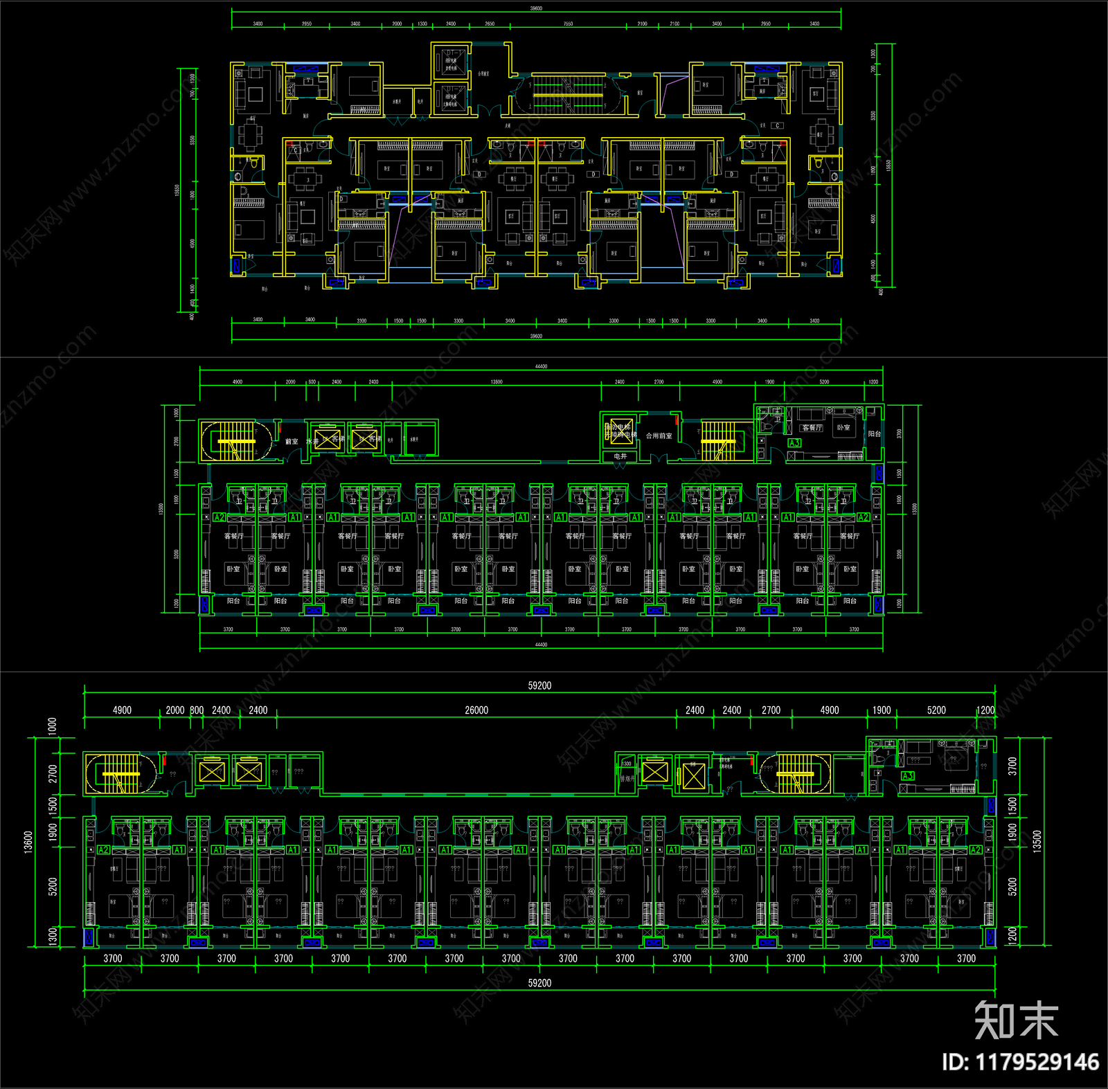 现代家装图库施工图下载【ID:1179529146】