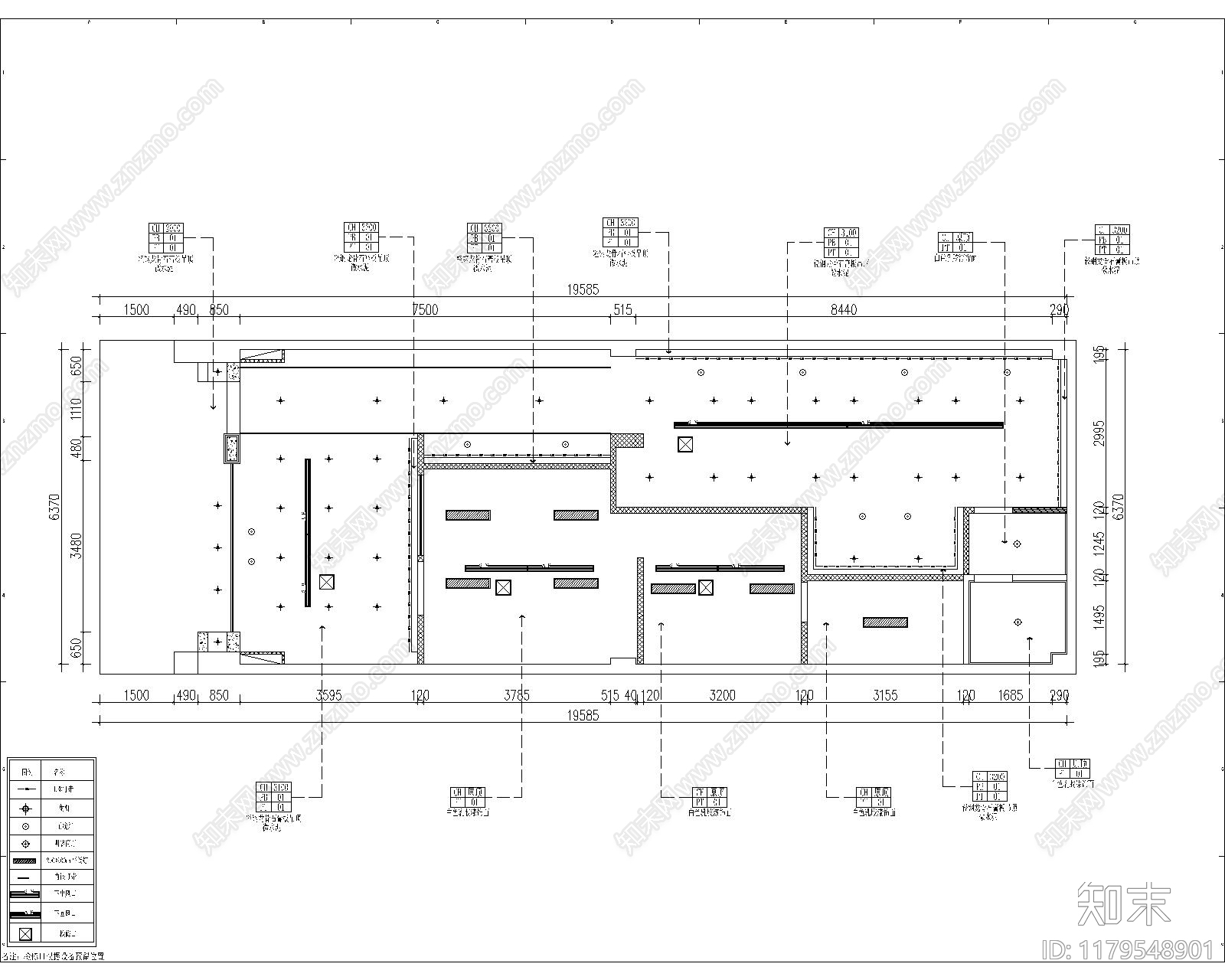 蛋糕店施工图下载【ID:1179548901】