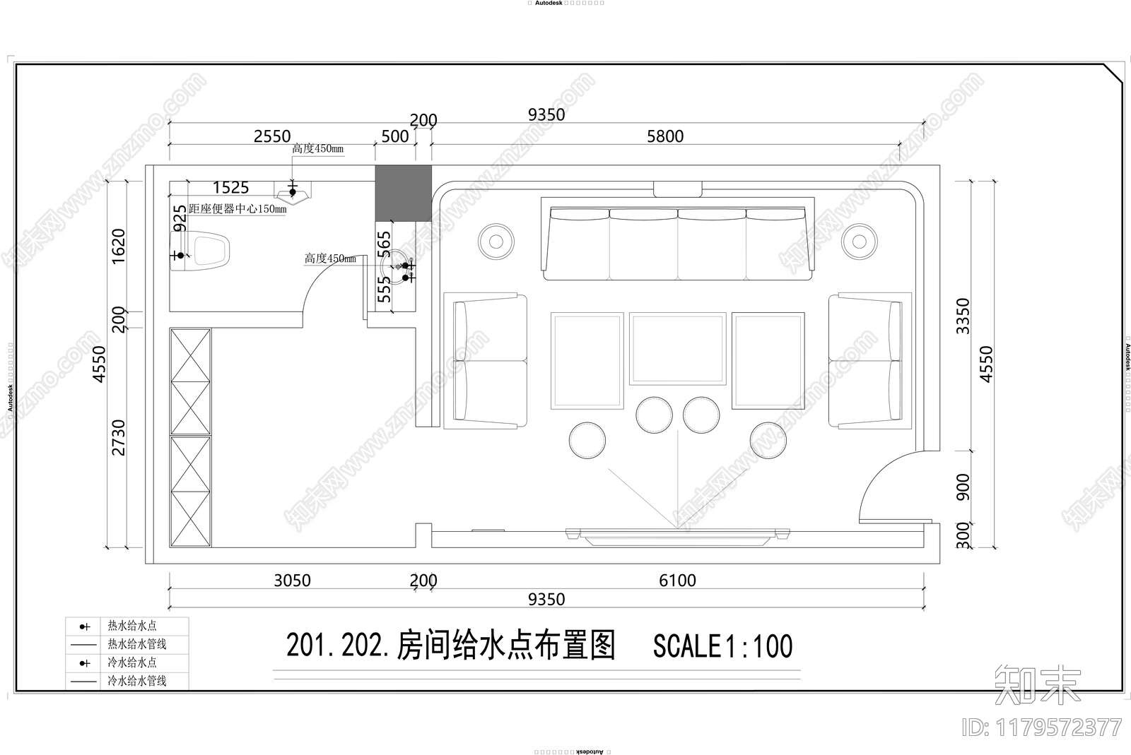 现代KTVcad施工图下载【ID:1179572377】