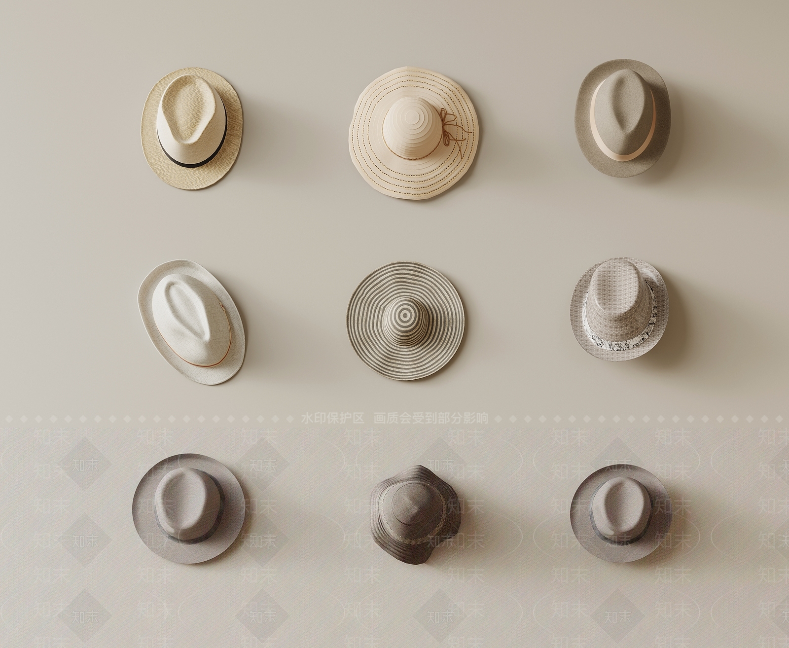 帽子3D模型下载【ID:1179574335】