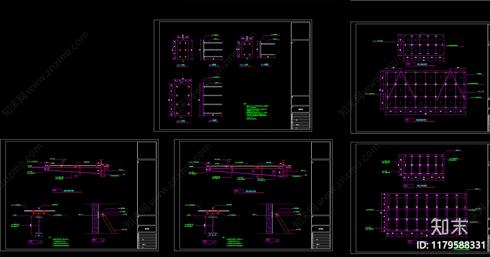 钢结构cad施工图下载【ID:1179588331】