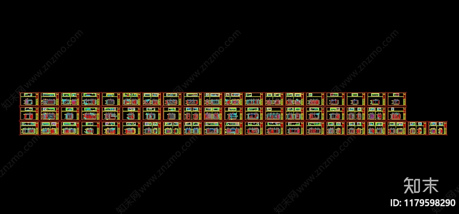 别墅cad施工图下载【ID:1179598290】