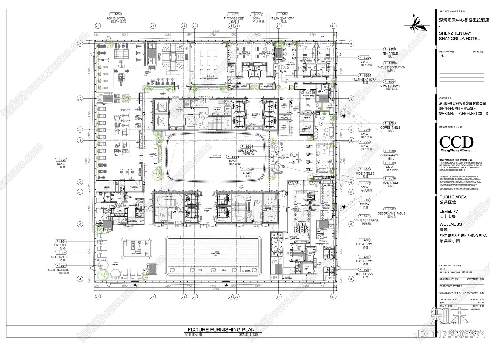 现代其他休闲娱乐空间施工图下载【ID:1179609974】