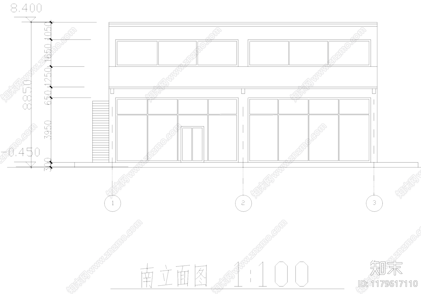 其他商业建筑cad施工图下载【ID:1179617110】