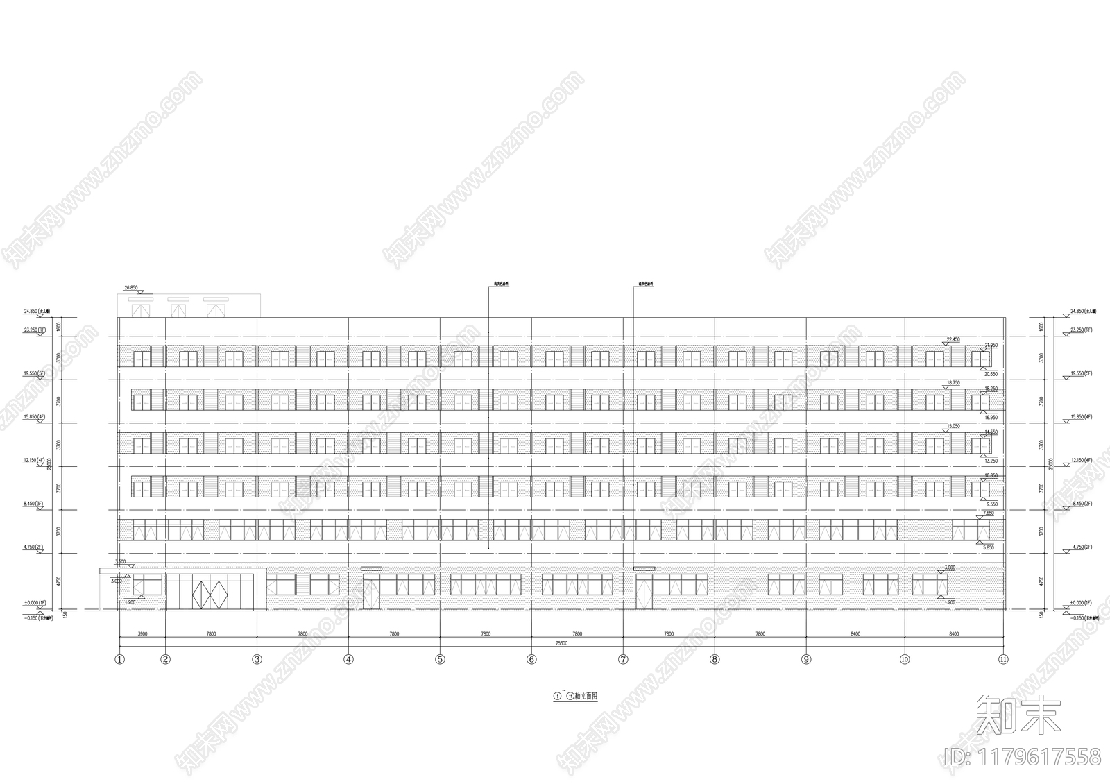 现代其他居住建筑施工图下载【ID:1179617558】