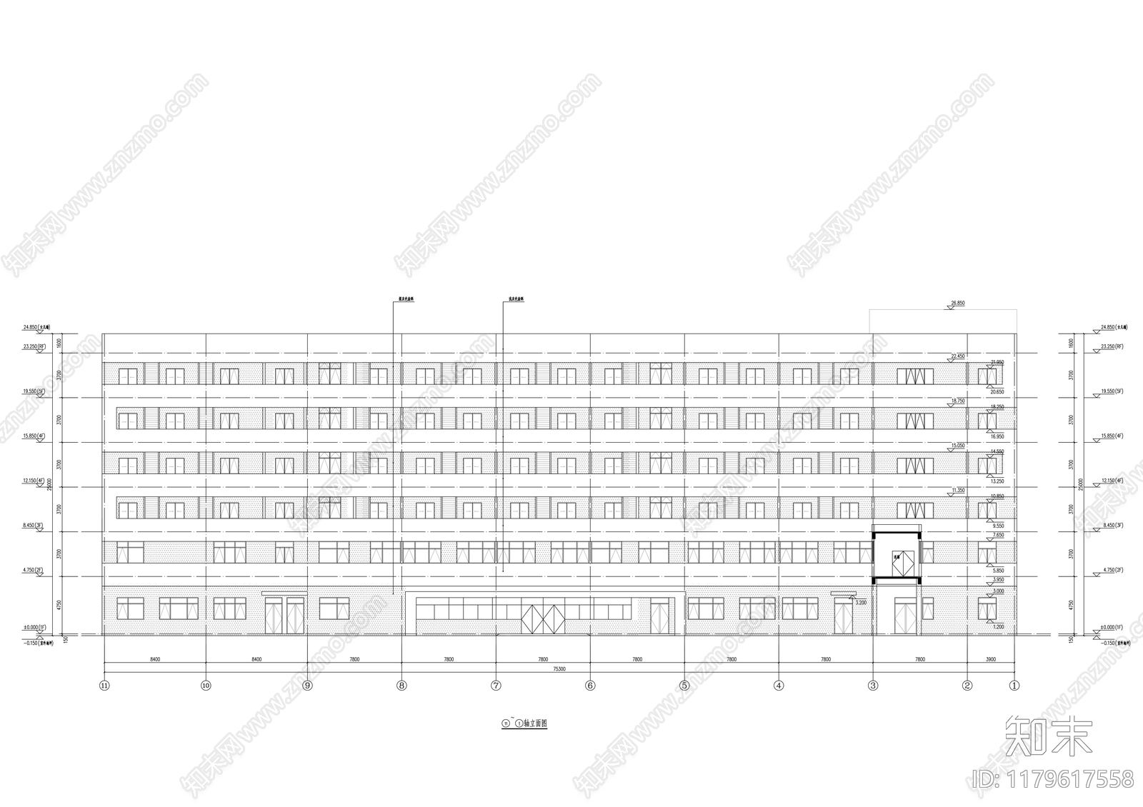 现代其他居住建筑施工图下载【ID:1179617558】