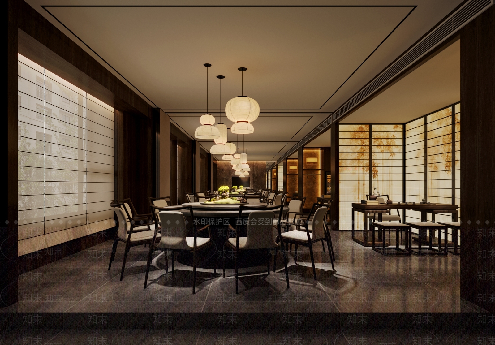 新中式中式包厢3D模型下载【ID:1179621058】