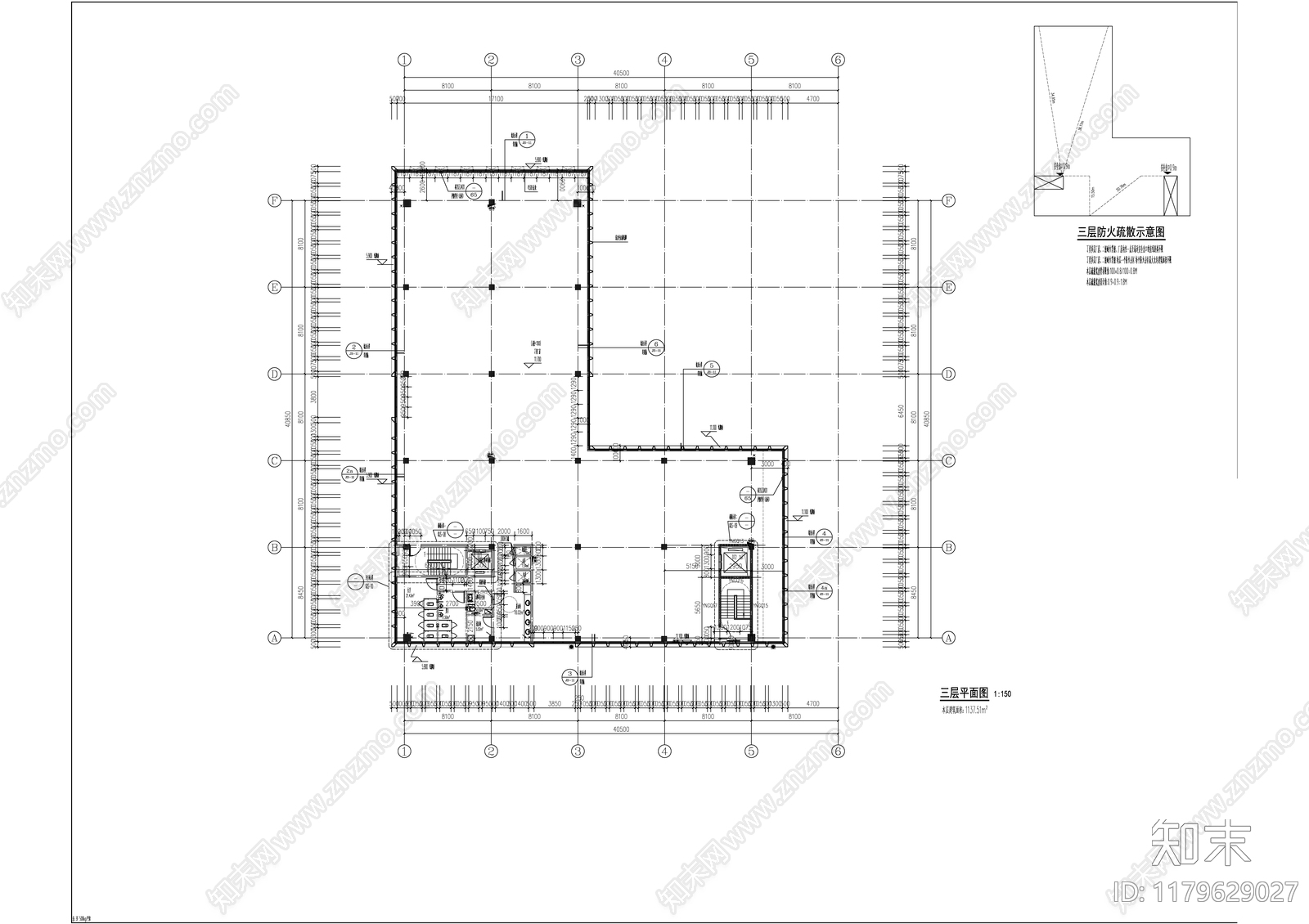 现代极简厂房施工图下载【ID:1179629027】