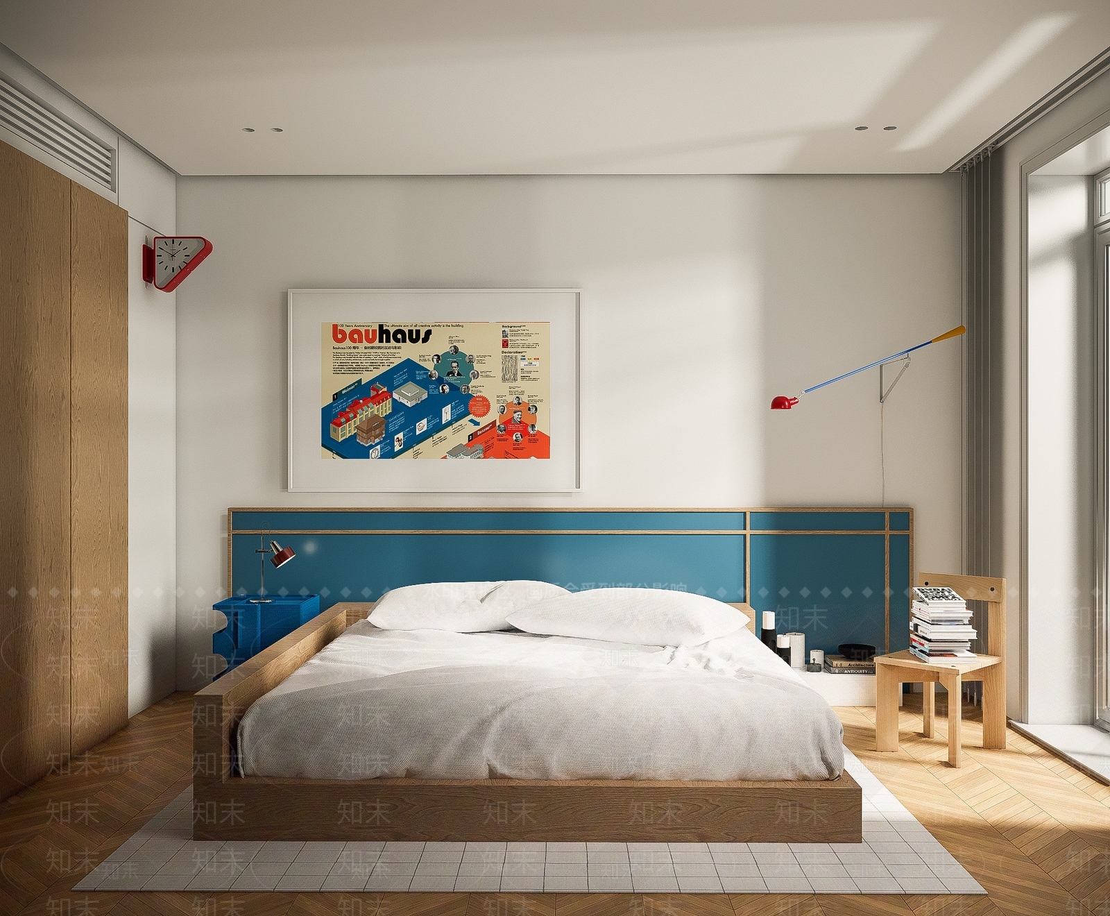 Bauhaus风格挂画挂画SU模型下载【ID:1227278911】