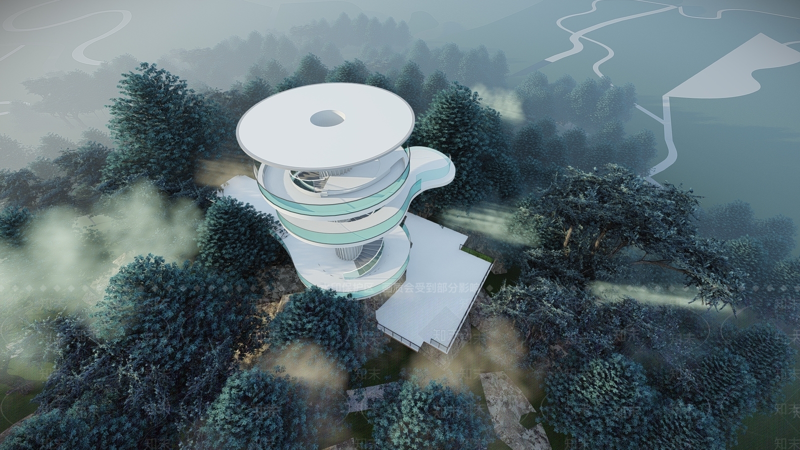 现代其他景观小建筑SU模型下载【ID:1179651816】