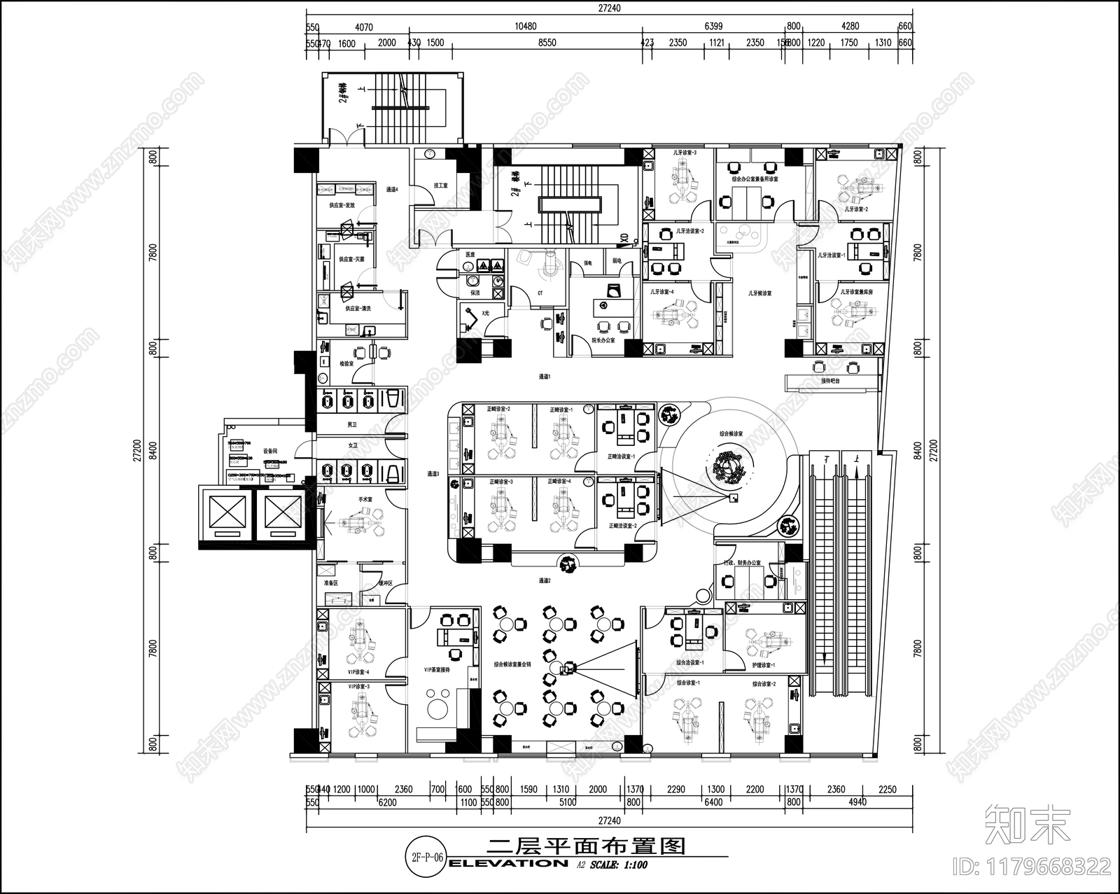 医院cad施工图下载【ID:1179668322】