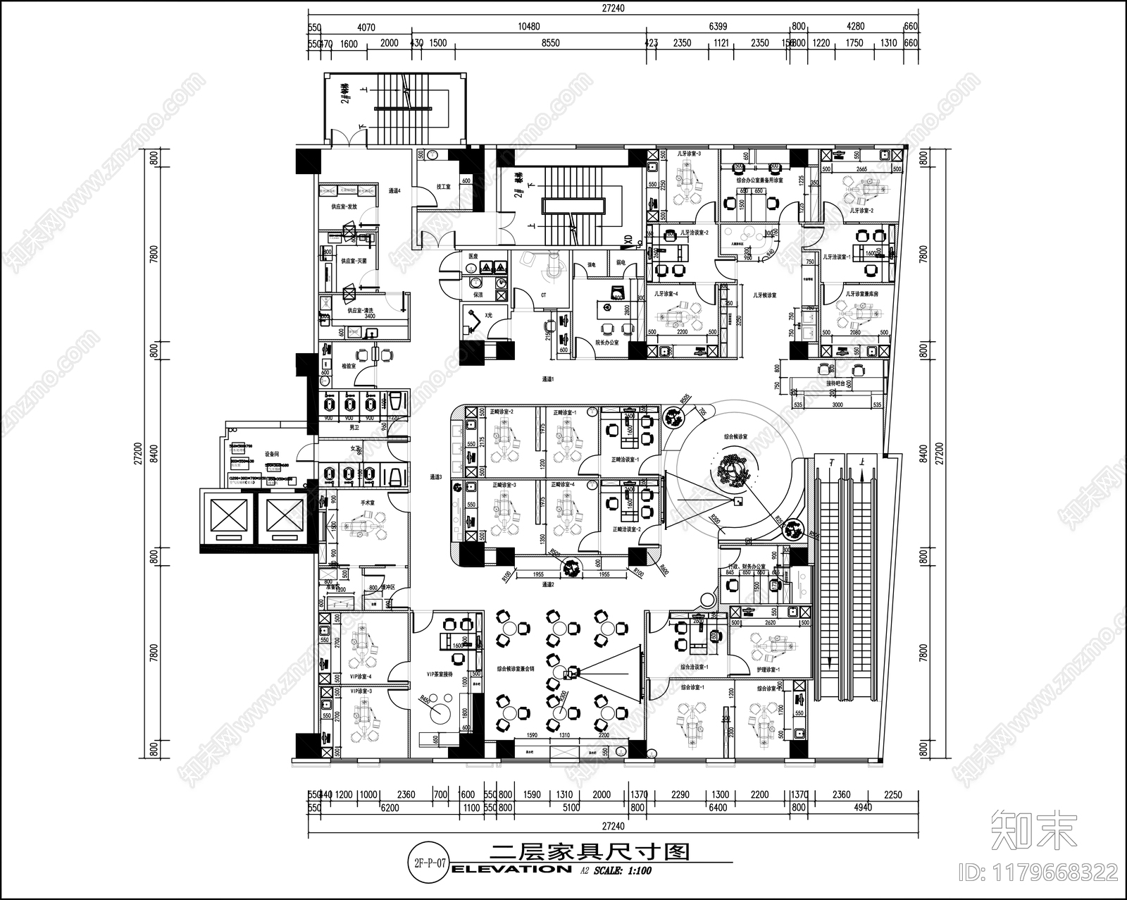 医院cad施工图下载【ID:1179668322】