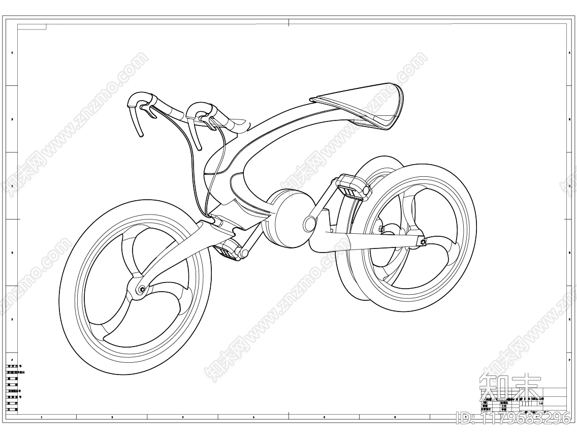 现代交通工具图库cad施工图下载【ID:1179683296】