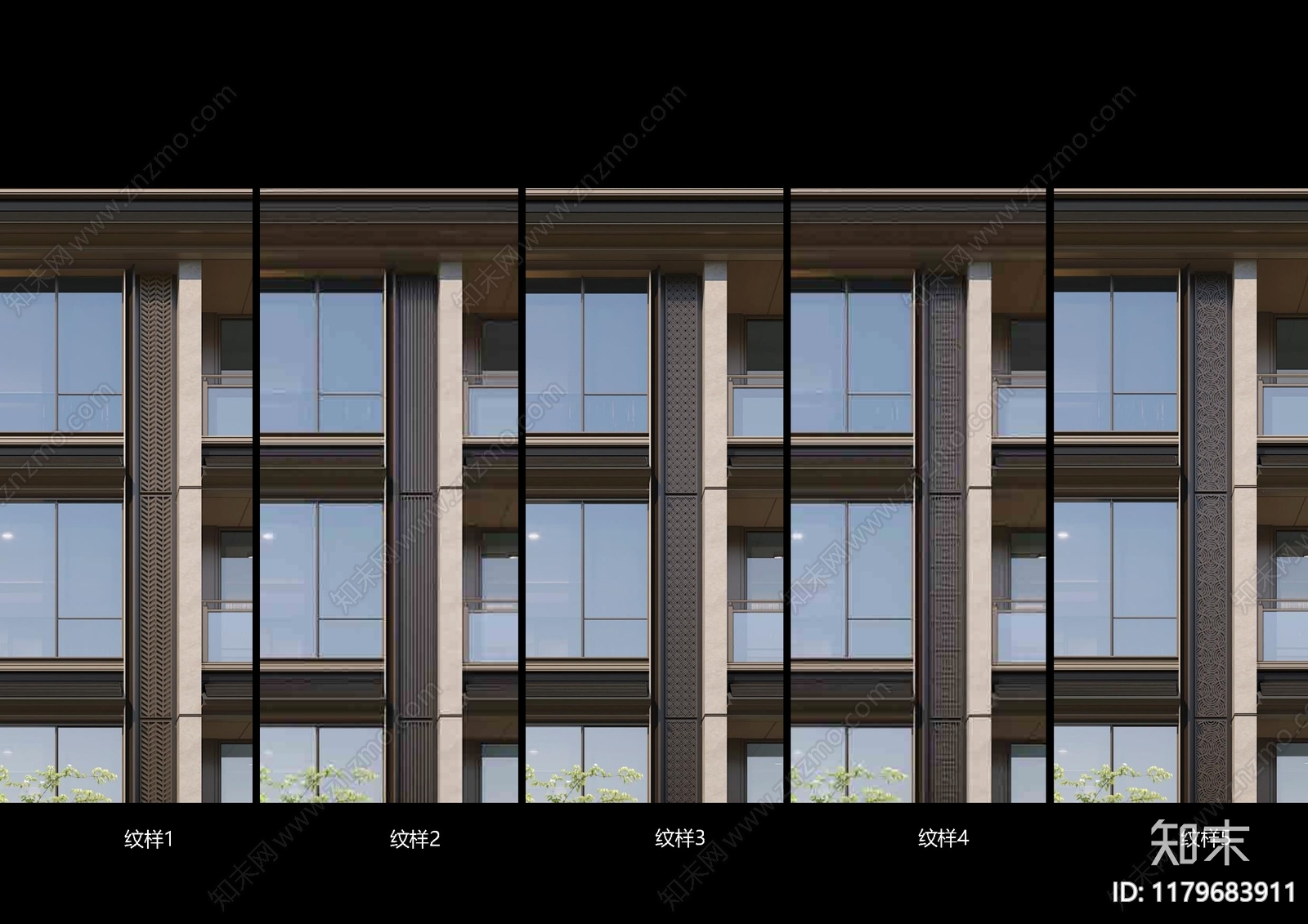 新中式小区建筑下载【ID:1179683911】