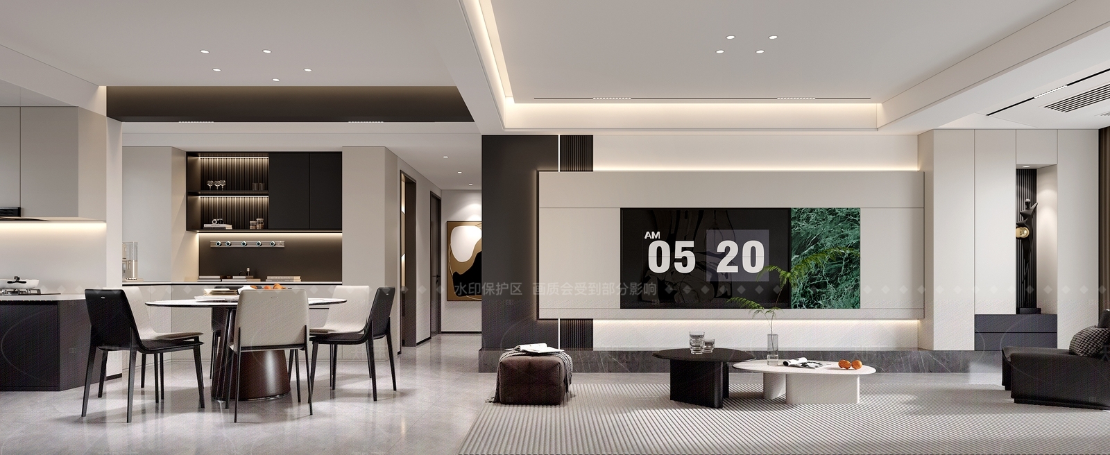 现代玄关3D模型下载【ID:1214928511】