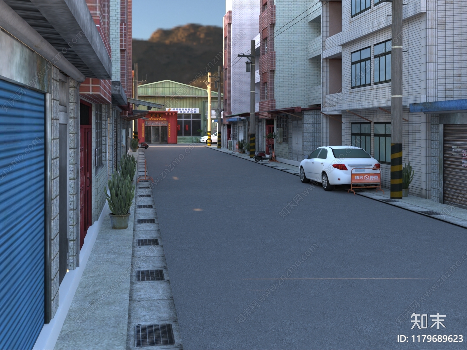 现代街道3D模型下载【ID:1179689623】