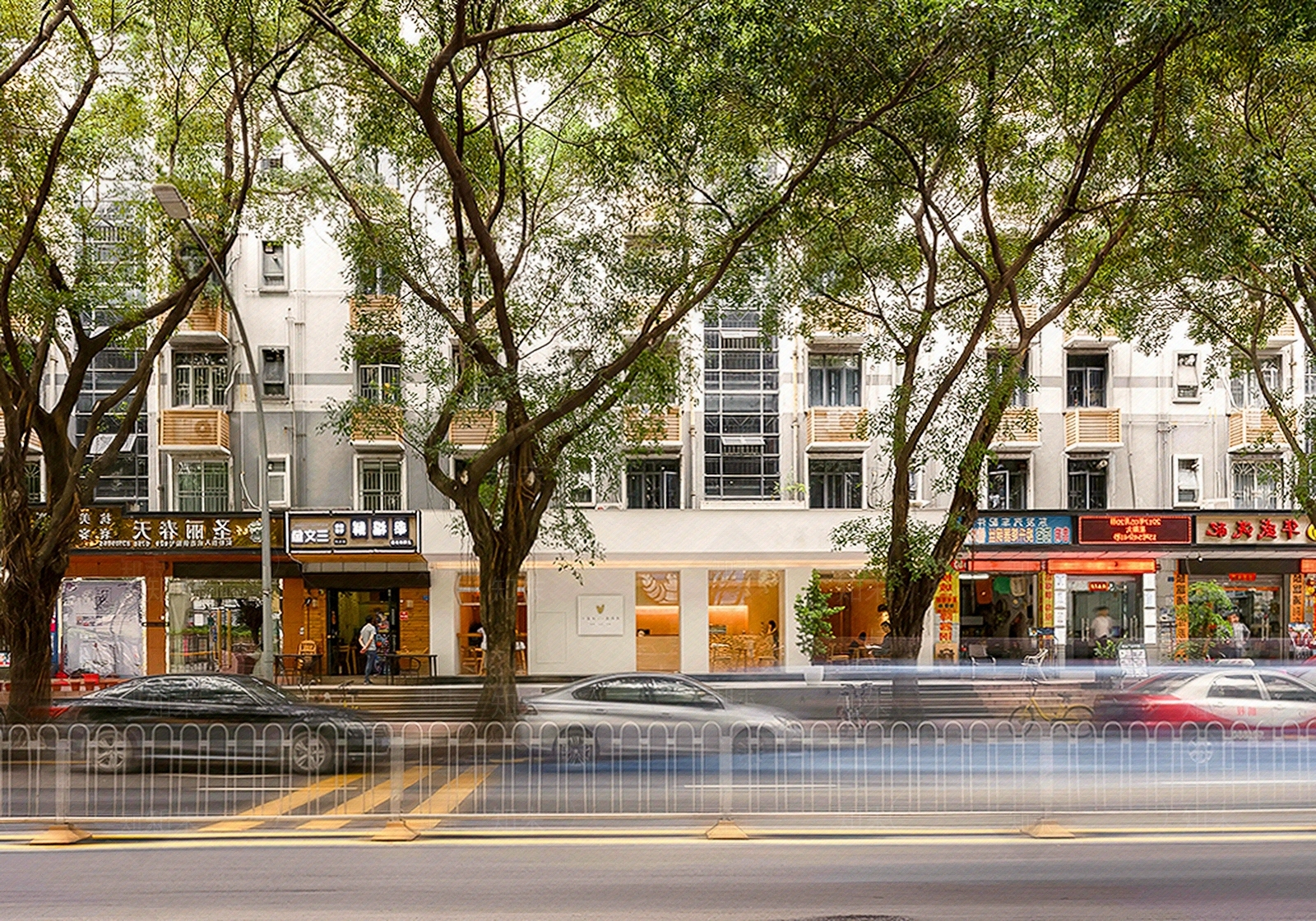 现代街道外景贴图下载【ID:1179691665】