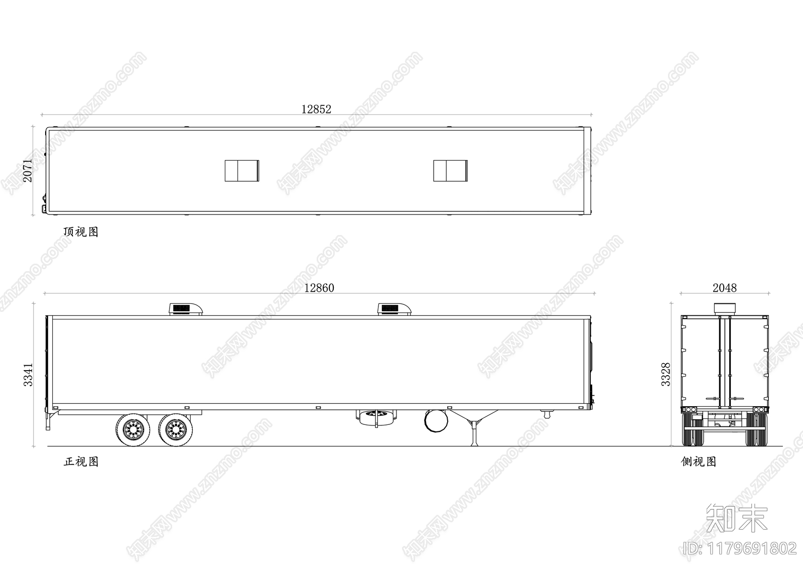 现代交通工具图库施工图下载【ID:1179691802】