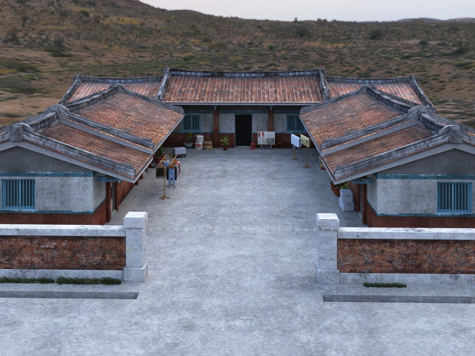 现代艺术风格建筑3D模型下载【ID:1179692355】