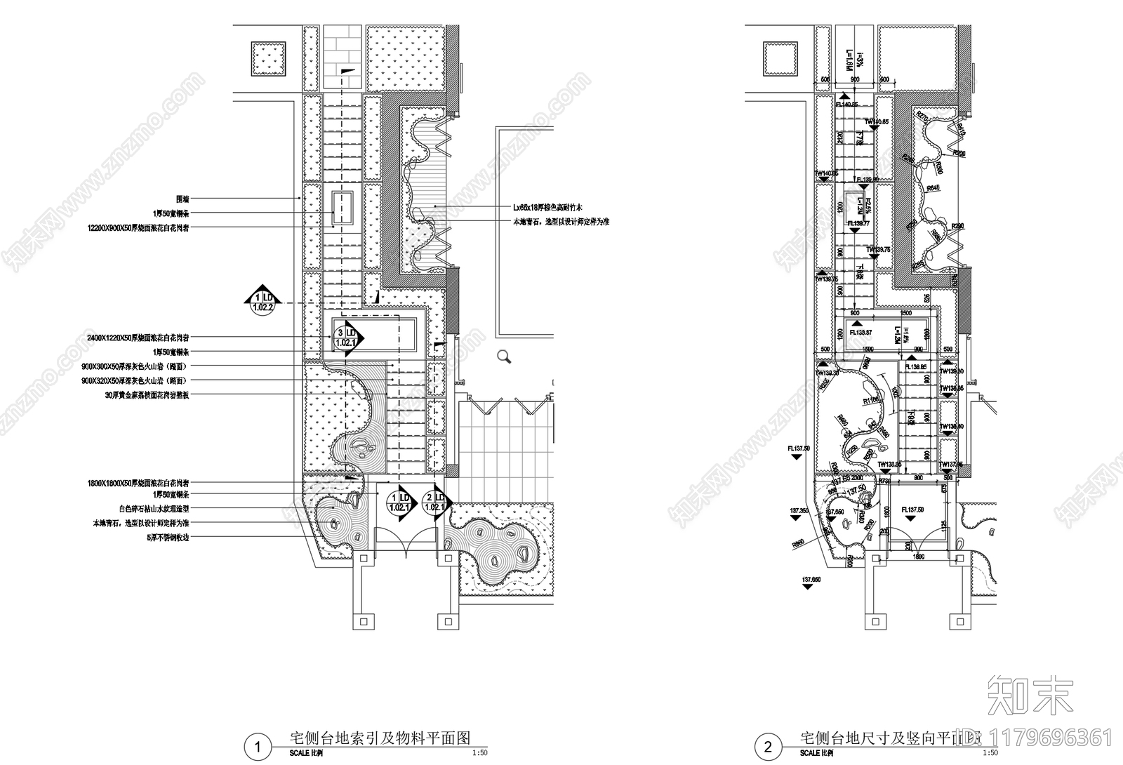 禅意庭院施工图下载【ID:1179696361】