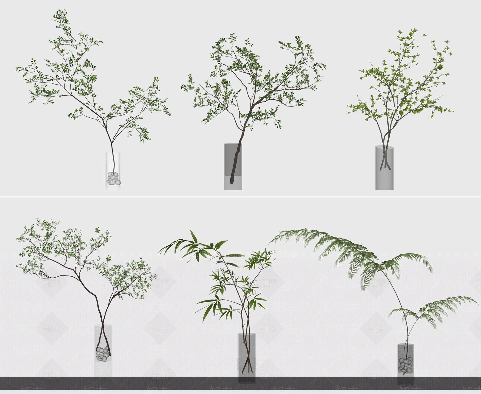 水生植物SU模型下载【ID:1179709483】