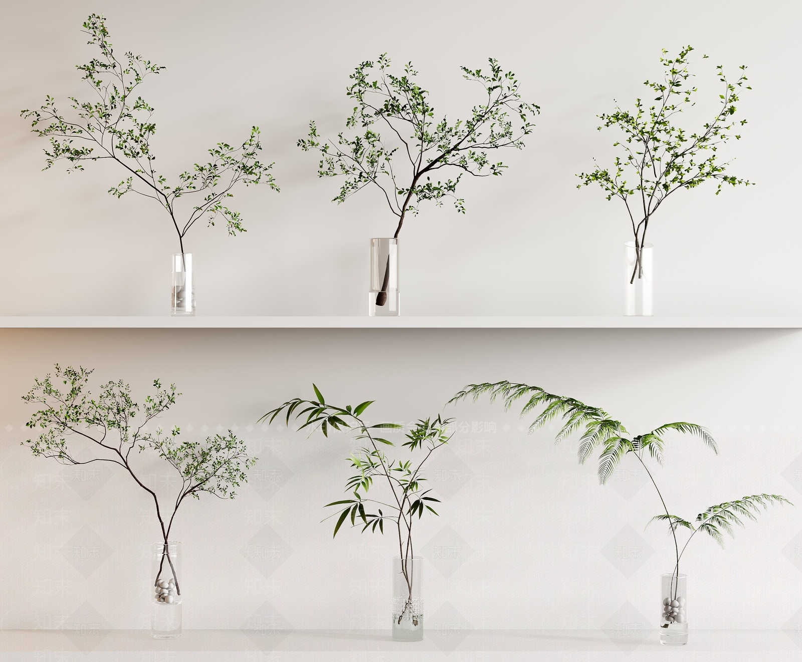 水生植物SU模型下载【ID:1179709483】