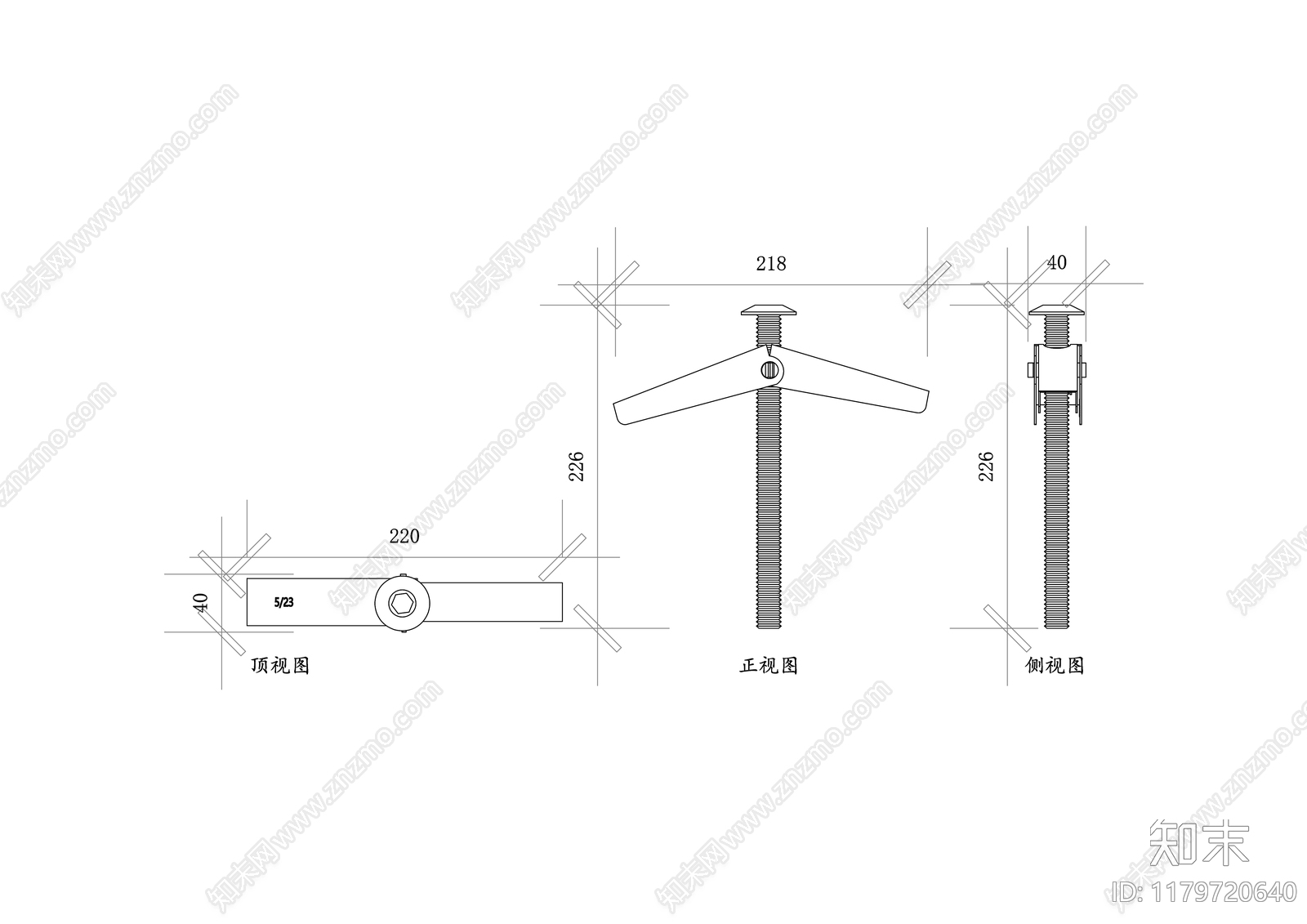 现代五金管件cad施工图下载【ID:1179720640】