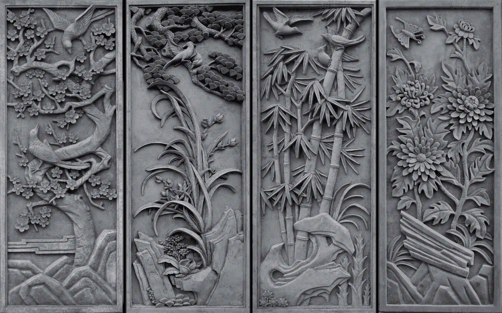 中式新中式石雕贴图下载【ID:1179740269】