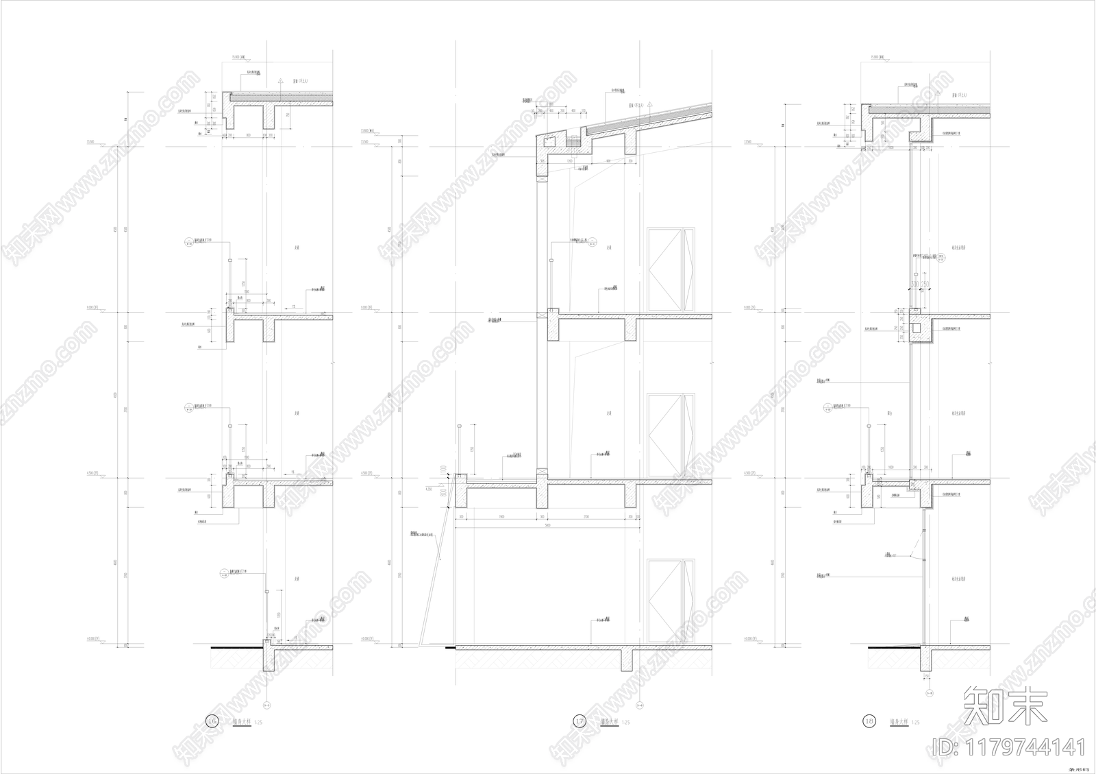 现代幼儿园建筑cad施工图下载【ID:1179744141】