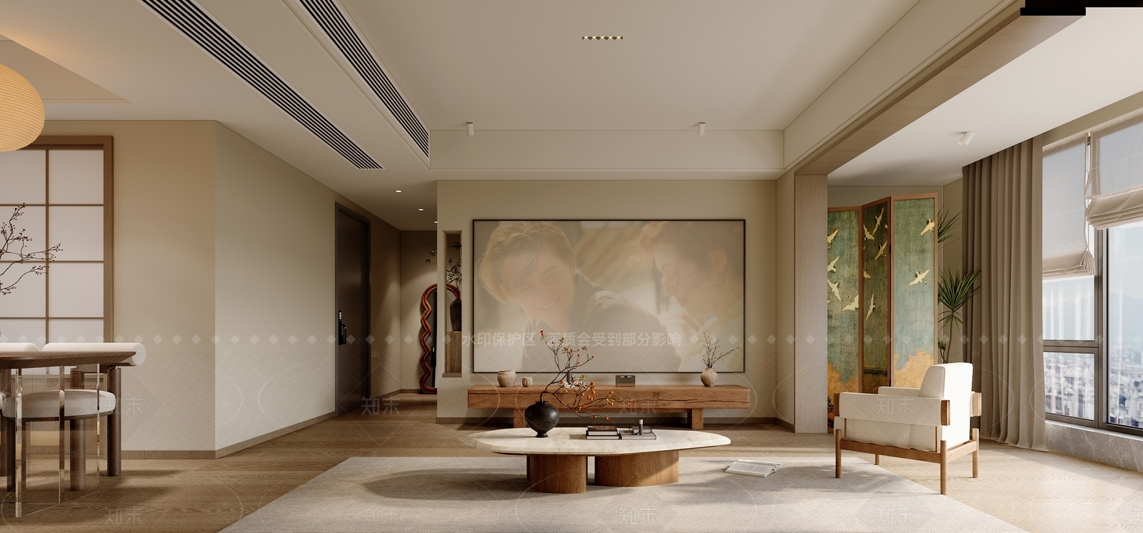 现代玄关3D模型下载【ID:1214929485】