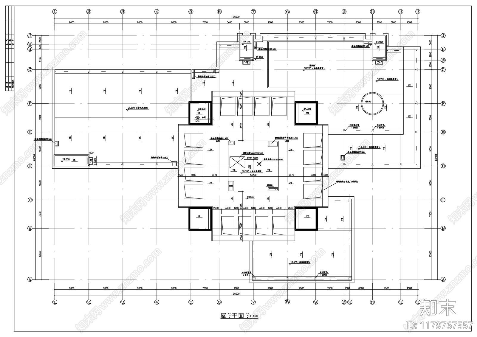 现代住宅楼建筑cad施工图下载【ID:1179767557】