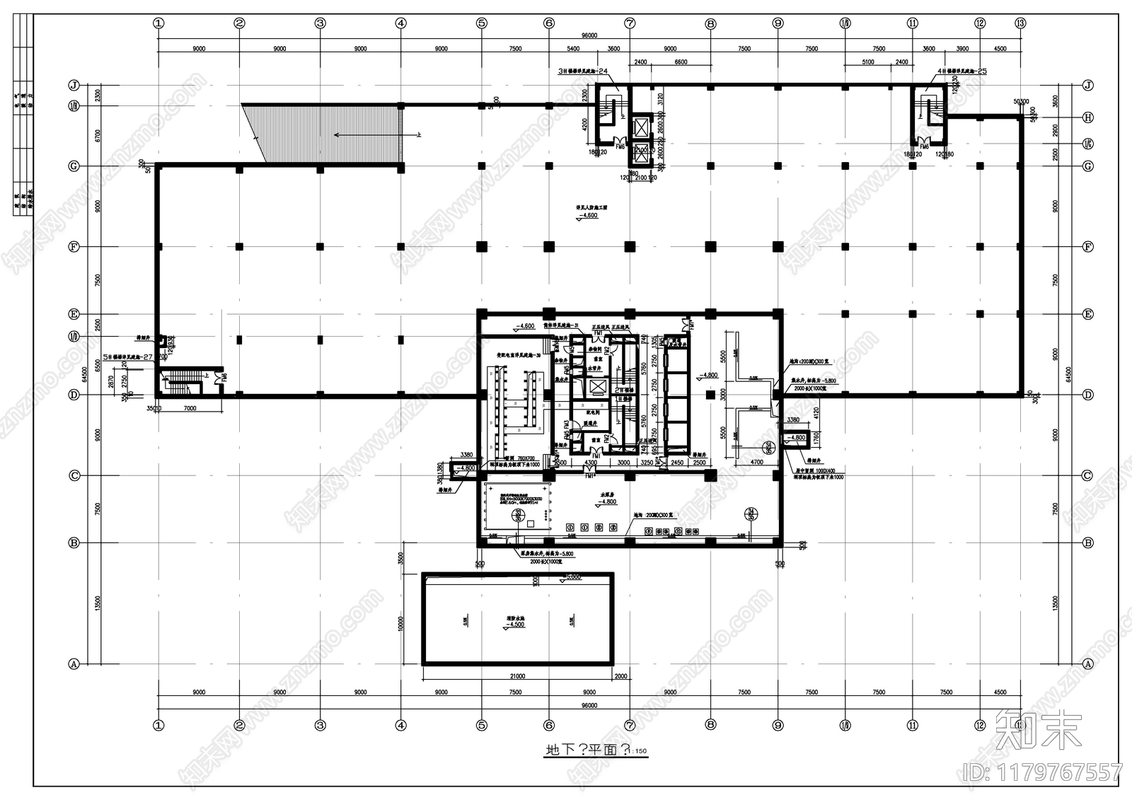 现代住宅楼建筑cad施工图下载【ID:1179767557】